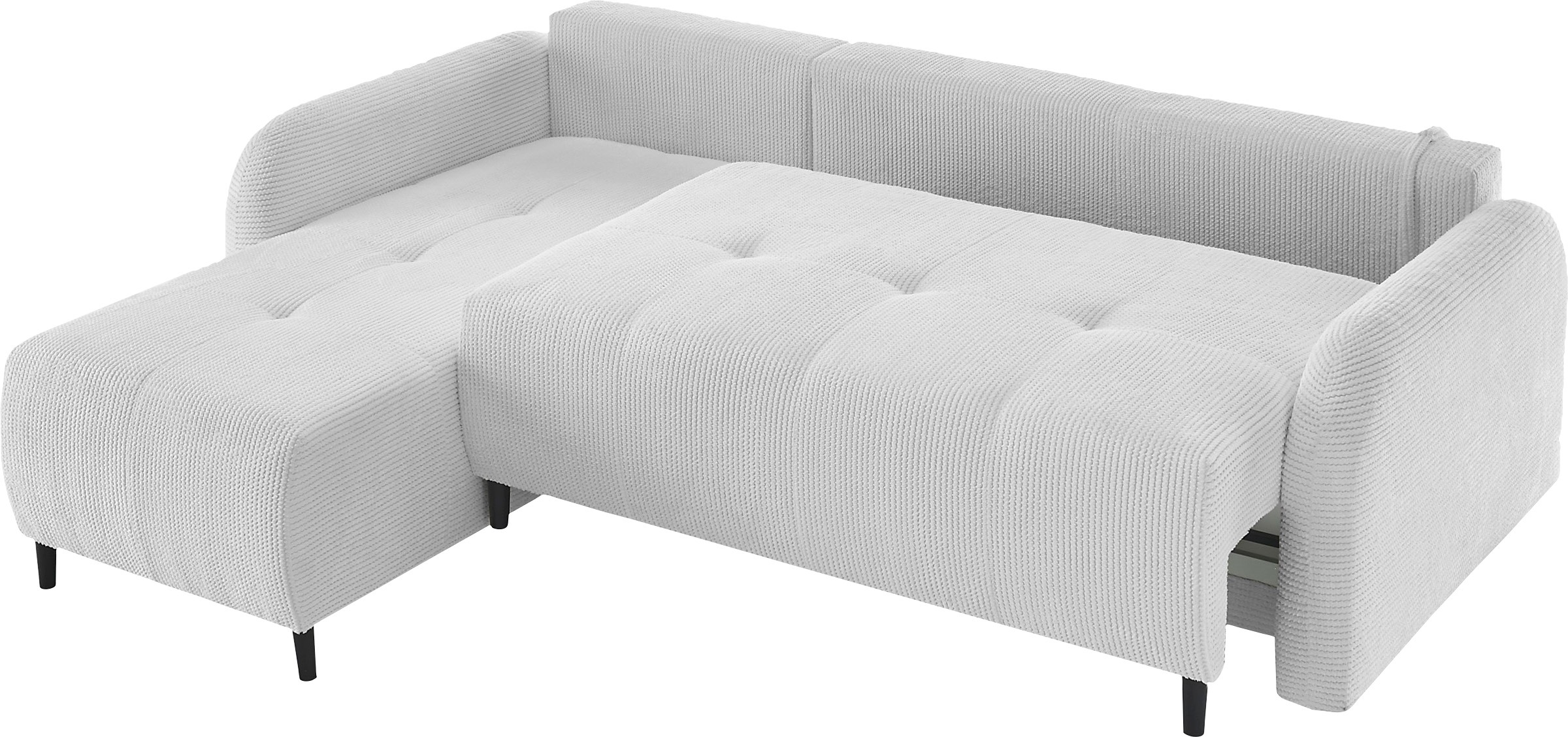 Leonique Ecksofa »BLAISE«, mit Bett-Funktion (Liegefläche 140/200 cm), Zier- und Rückenkissen