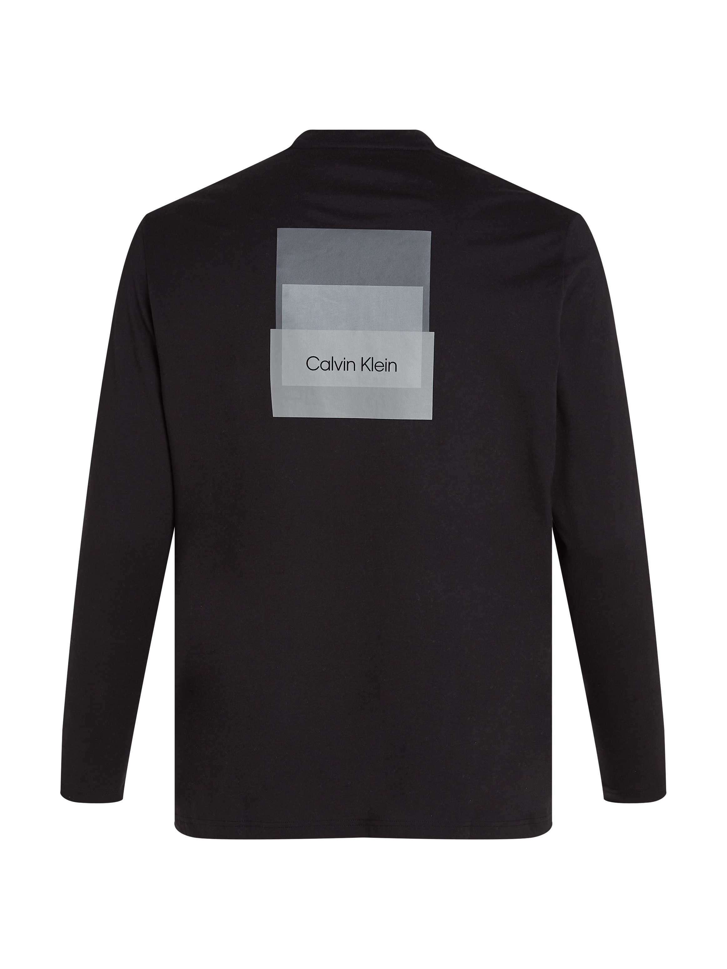 Calvin Klein Big&Tall Rundhalsshirt »BT_STACK COLOR BLOCK LS T-SHIRT«, in Großen Größen mit Logoprint