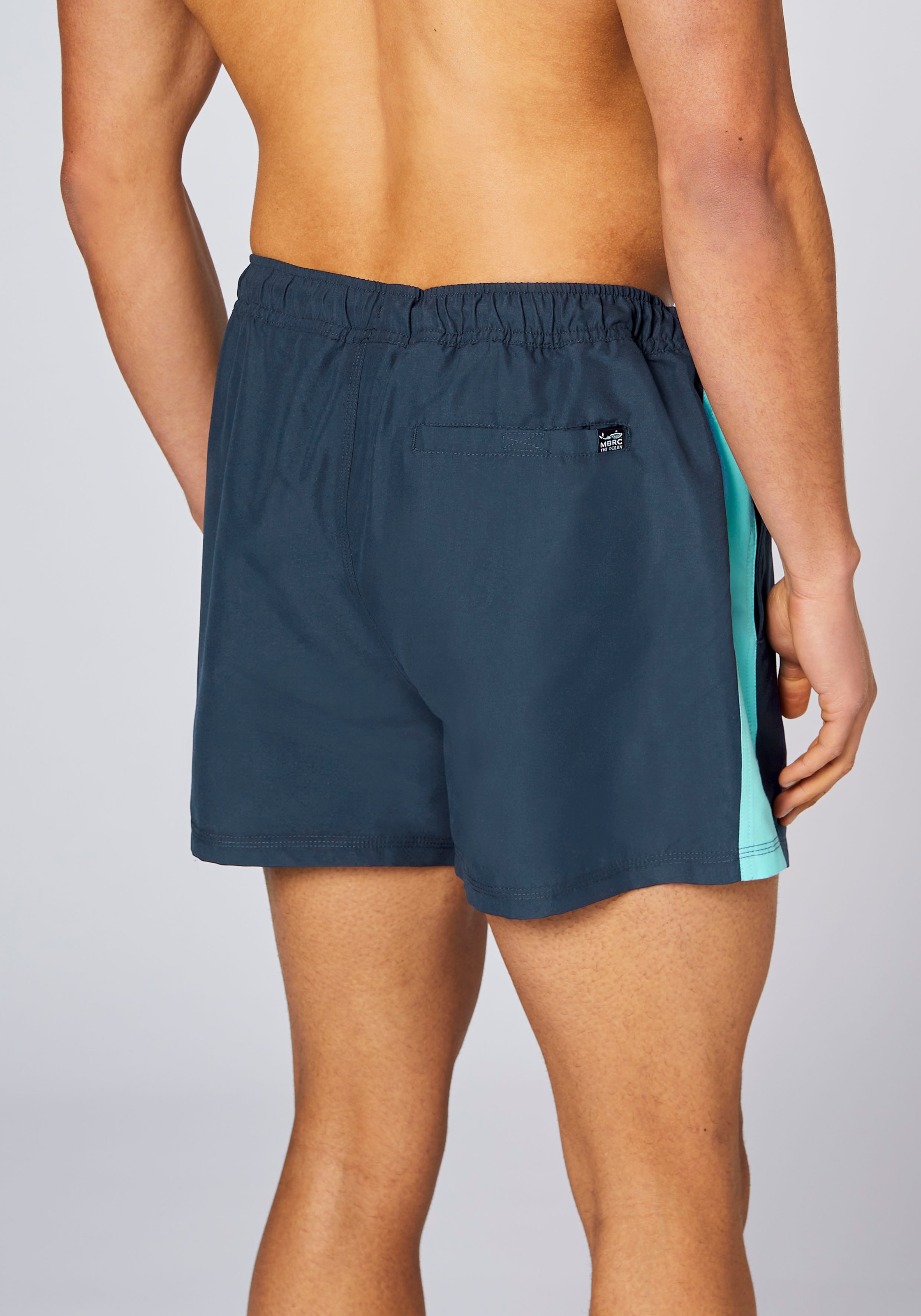 Badeshorts CHIEMSEE, Gr. 3XL (64/66), total eclipse, 100% Polyester, Badehosen Badeshorts 3