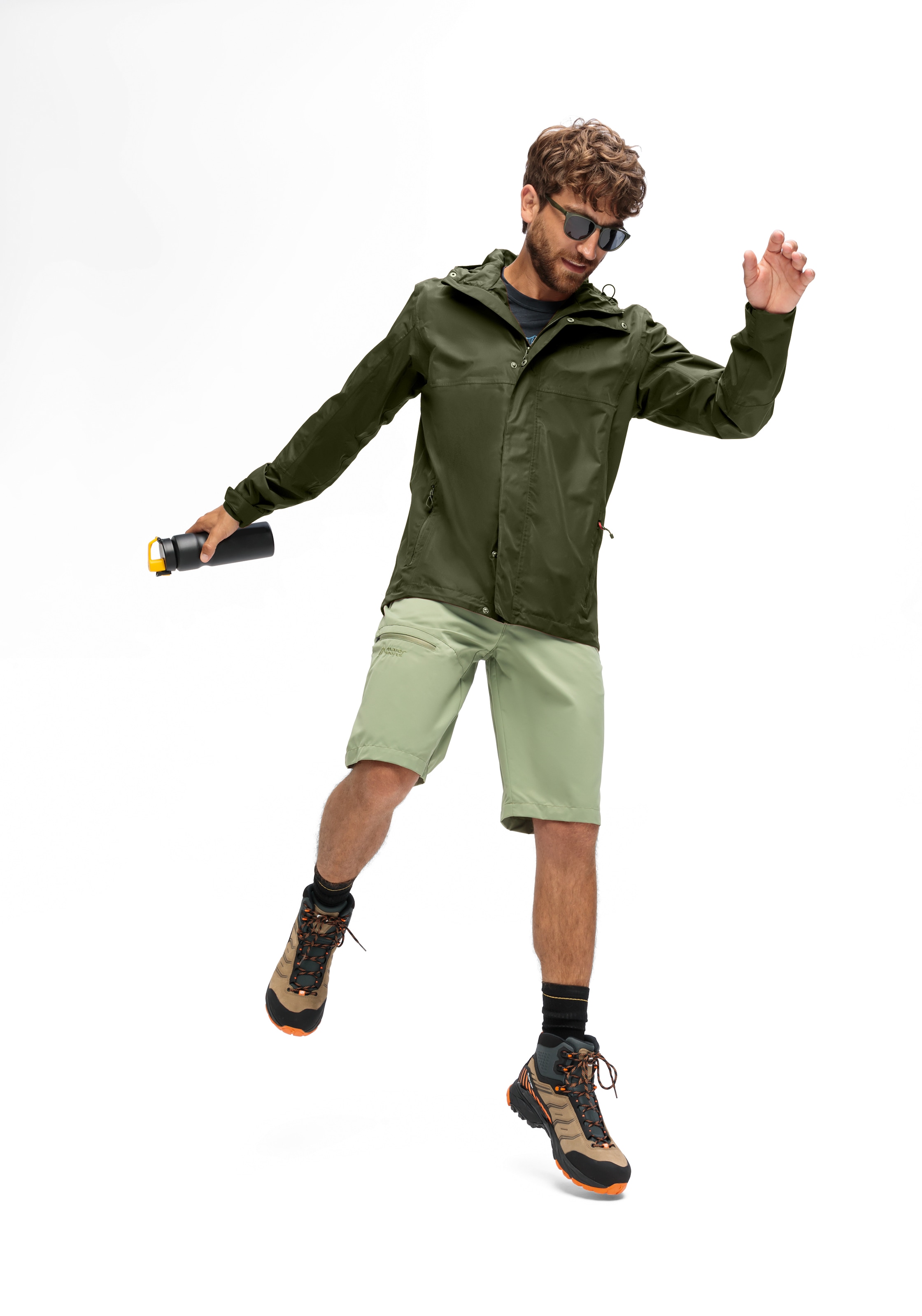Maier Sports Outdoorjacke »Abbenstein M«, Herren Jacke wasserdicht, Funktionsjacke 2 Taschen außen + Innentasche