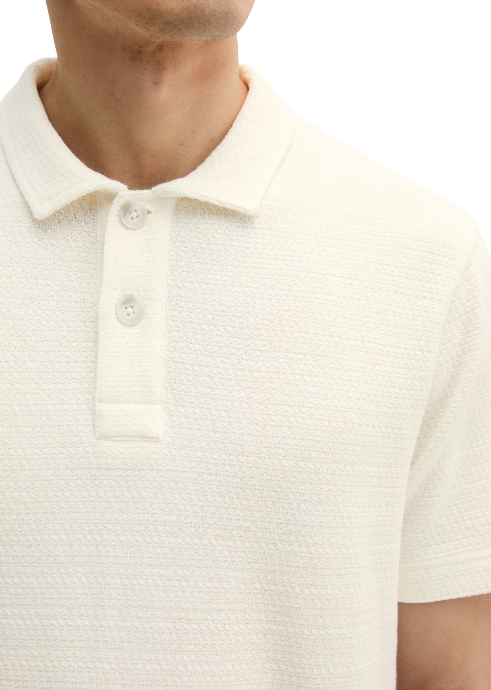 Marc O'Polo Poloshirt »mit feiner Struktur«