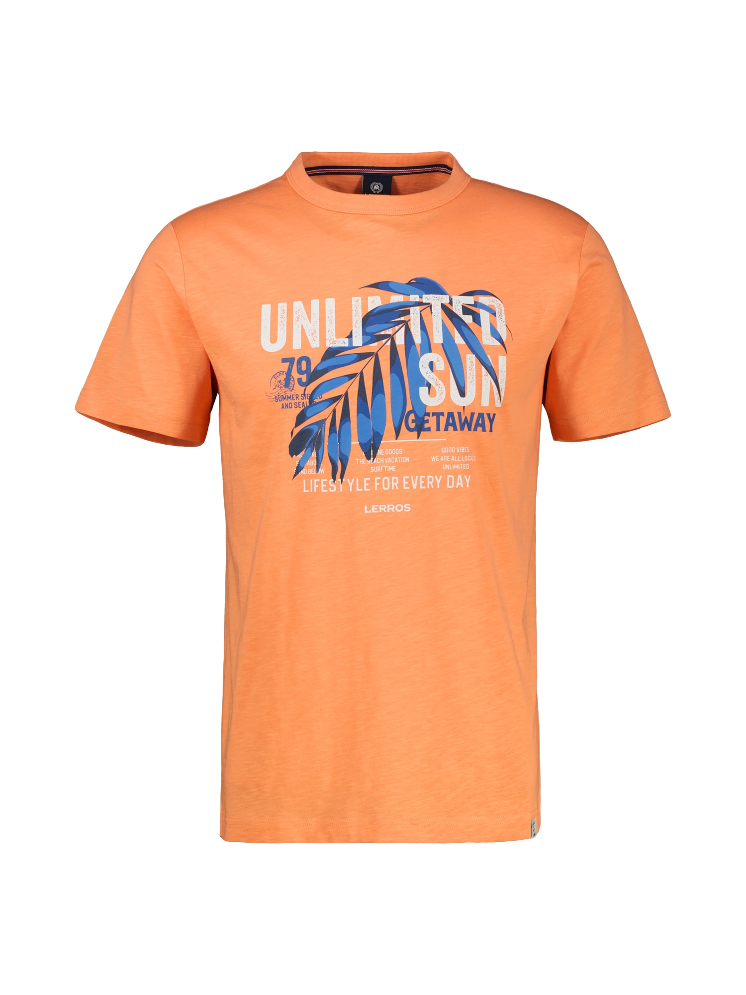 LERROS T-Shirt »LERROS Herren T-Shirt mit Brustprint«