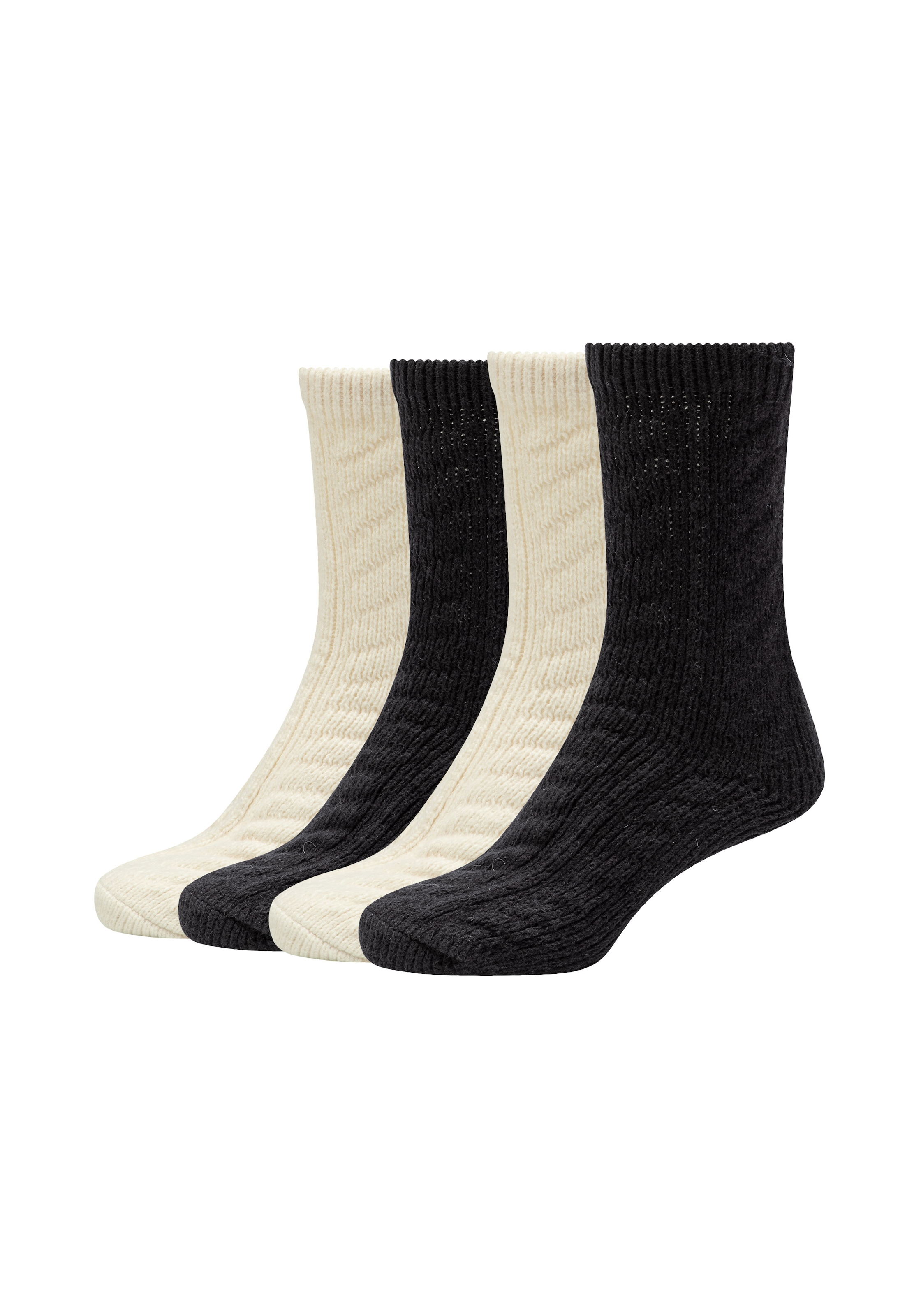 s.Oliver Socken "warm & cozy" 4 Paar tlg. mit elastischem Bund