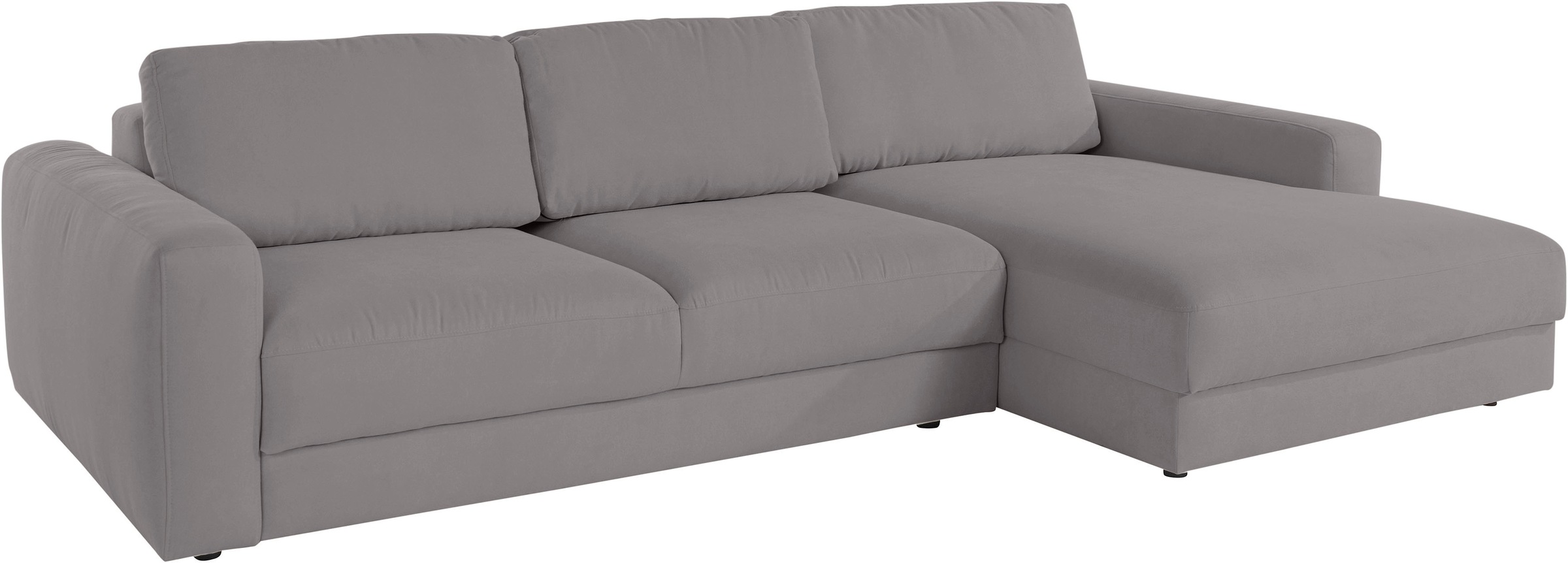 Places of Style Ecksofa »Bloomfield, L-Form«, extra tiefe Sitzfläche, wahlweise mit Sitztiefenverstellung