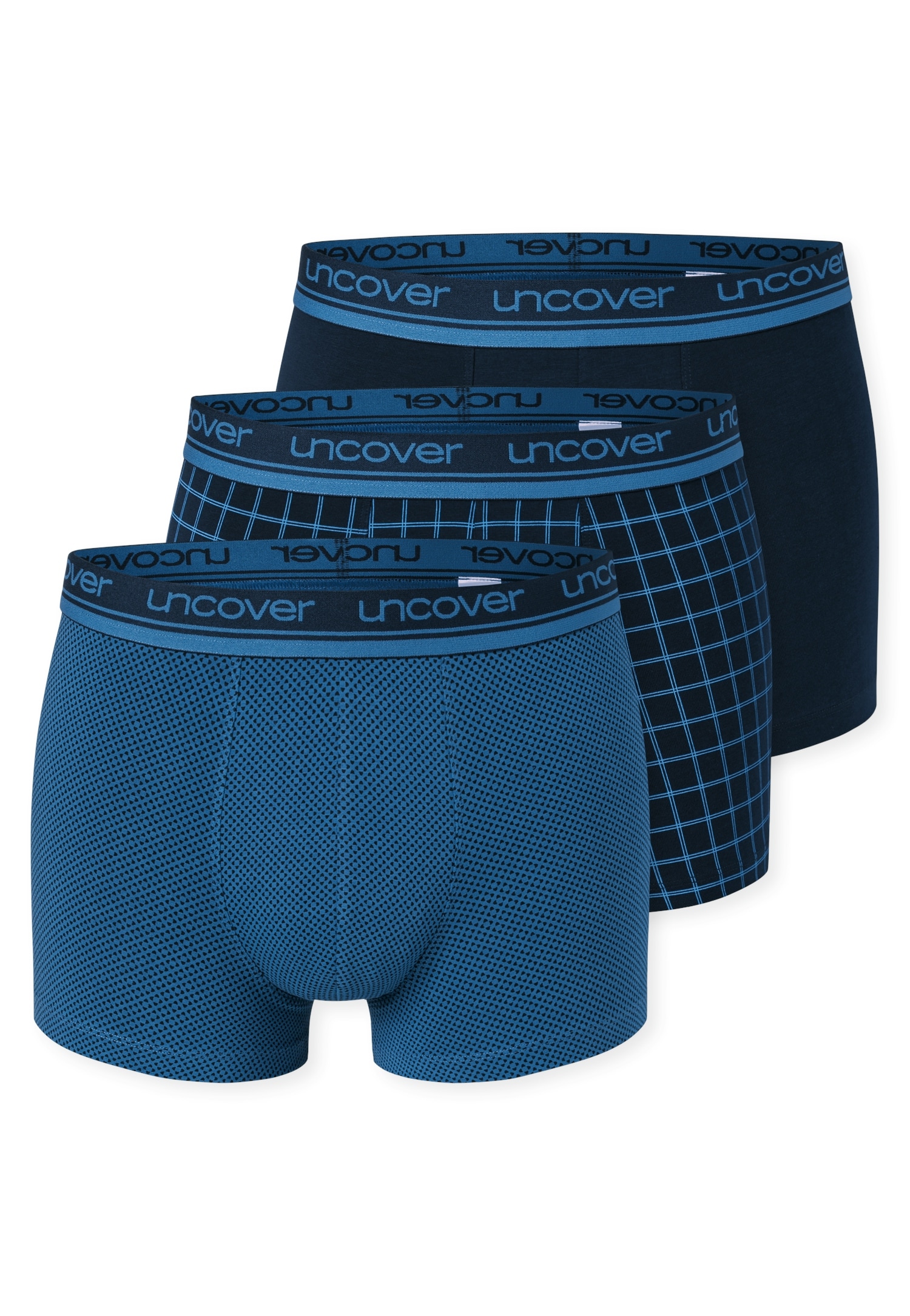 uncover by SCHIESSER Boxer "Uncover Cotton" 2er Pack, ohne Eingriff, elasti günstig online kaufen