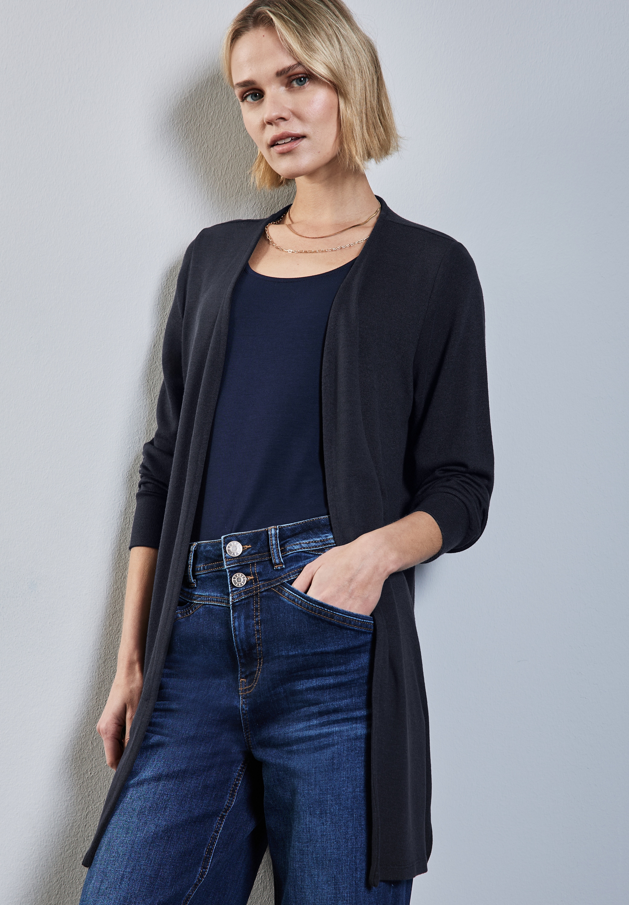 STREET ONE Cardigan verschlusslos