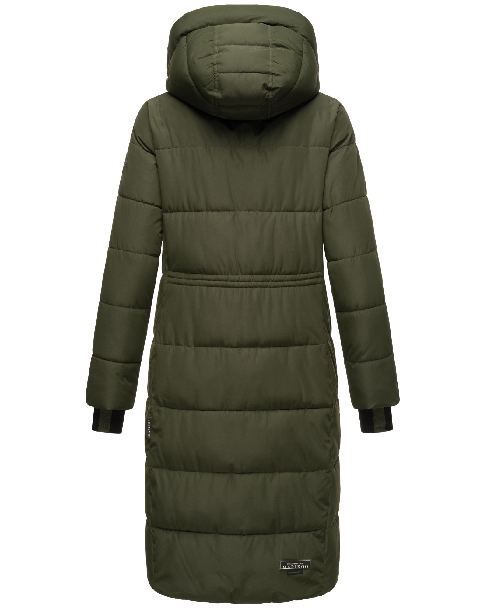 Marikoo Steppjacke »Zuraraa XVI«, langer Winter Mantel gesteppt