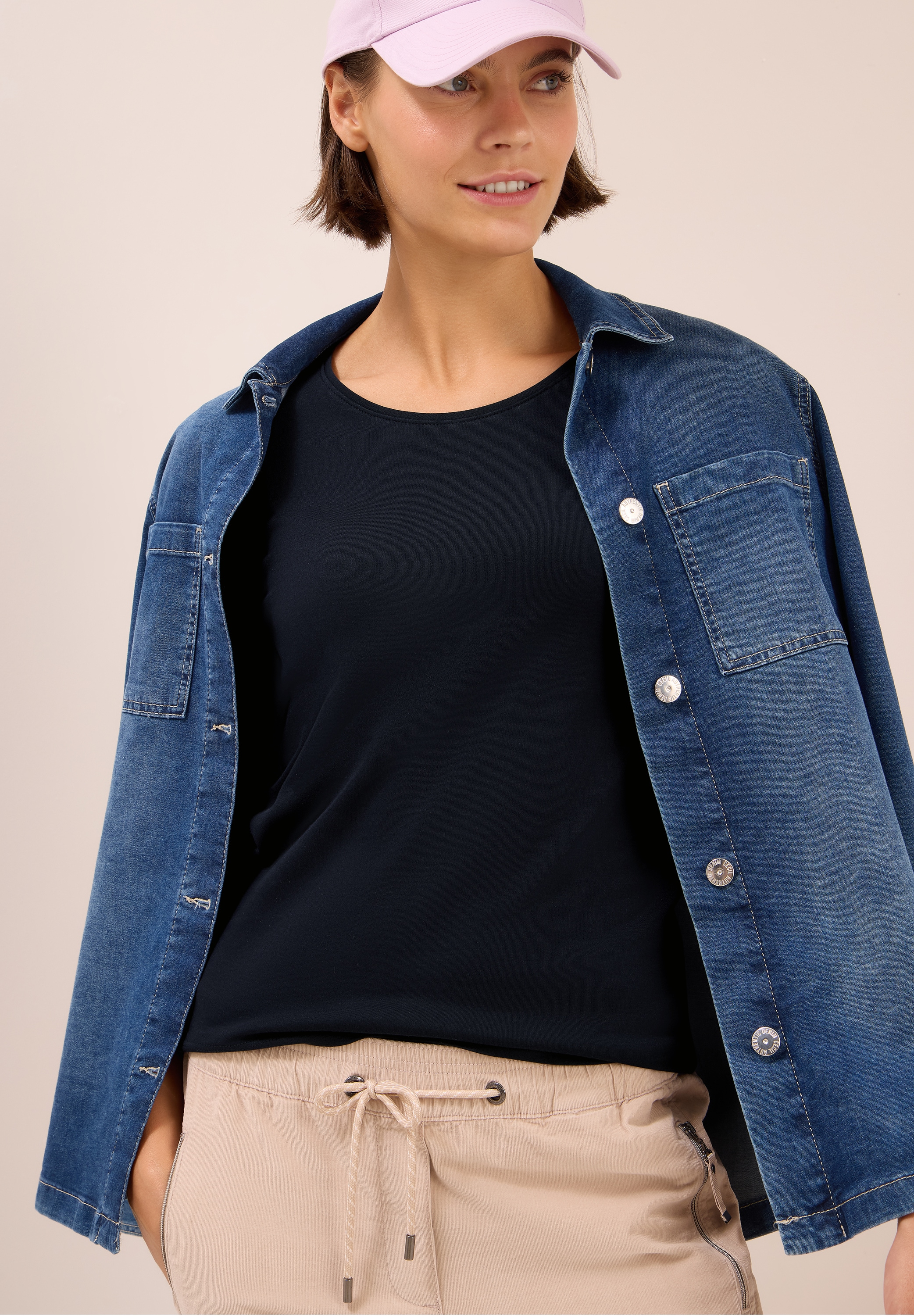 Cecil Langarmshirt "Style Pia" günstig online kaufen
