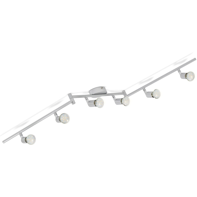 B.K.Licht LED Deckenspots, 6 Deckenleuchte, 6x LED Spots, Leuchtmittel flammig-flammig, BAUR schwenkbar, GU10 | inkl