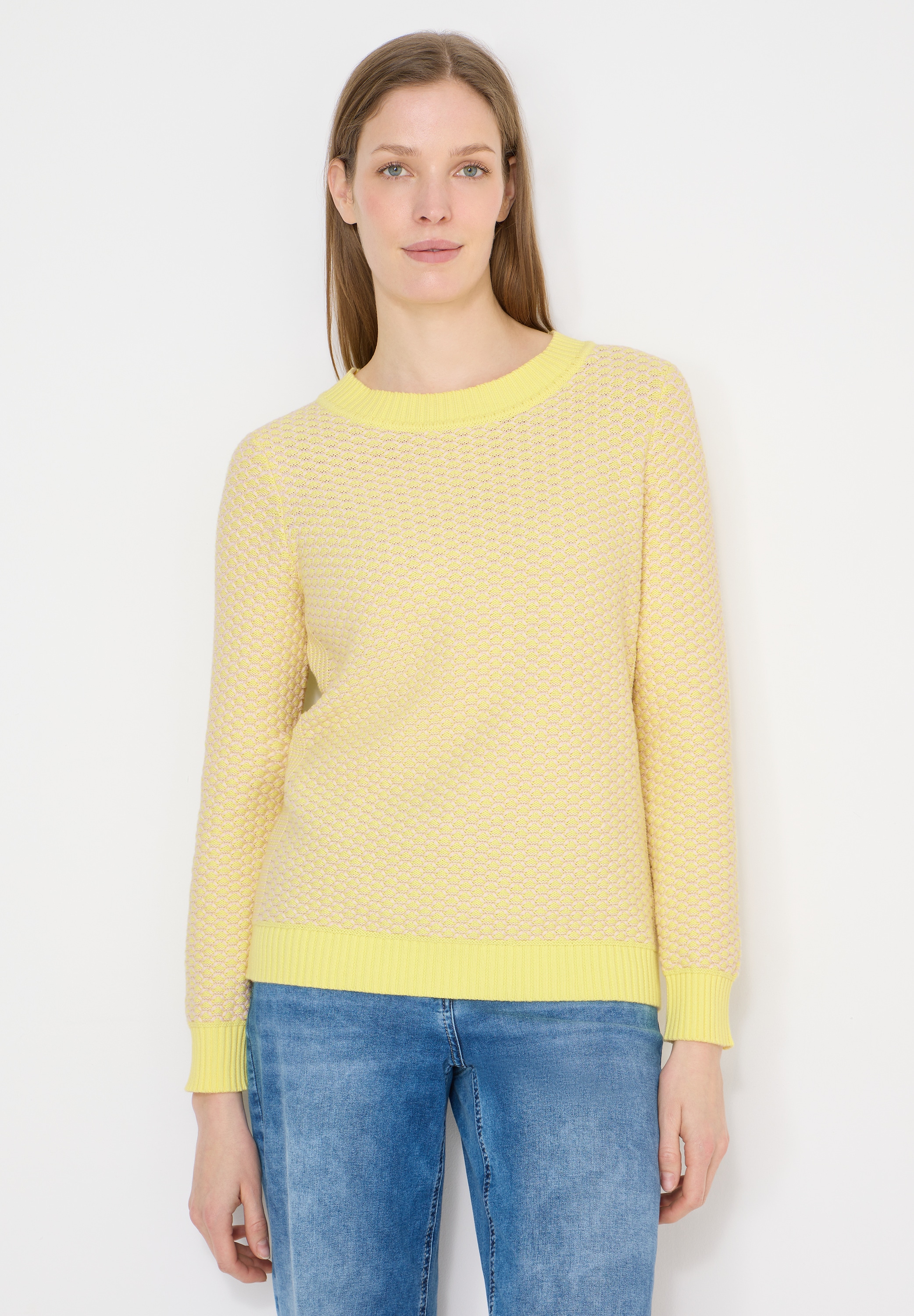 Cecil Strickpullover aus reiner Baumwolle günstig online kaufen