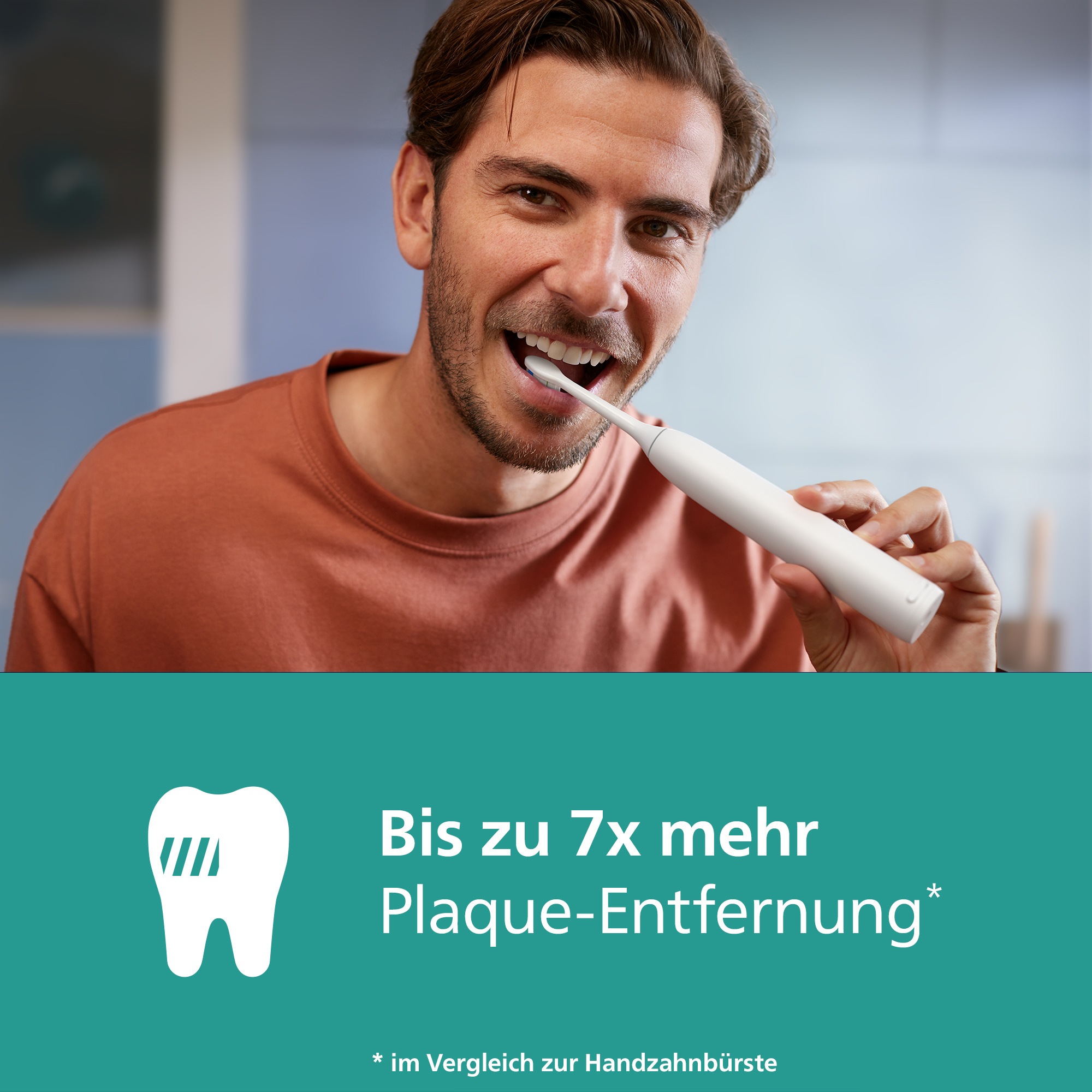 Thumbnail - Philips Sonicare Elektrische Zahnbürste "Series 5500 HX7119/02" 2 Stk. Aufsteckbürsten mit Andruckkontrolle, 2 Putzeinst...