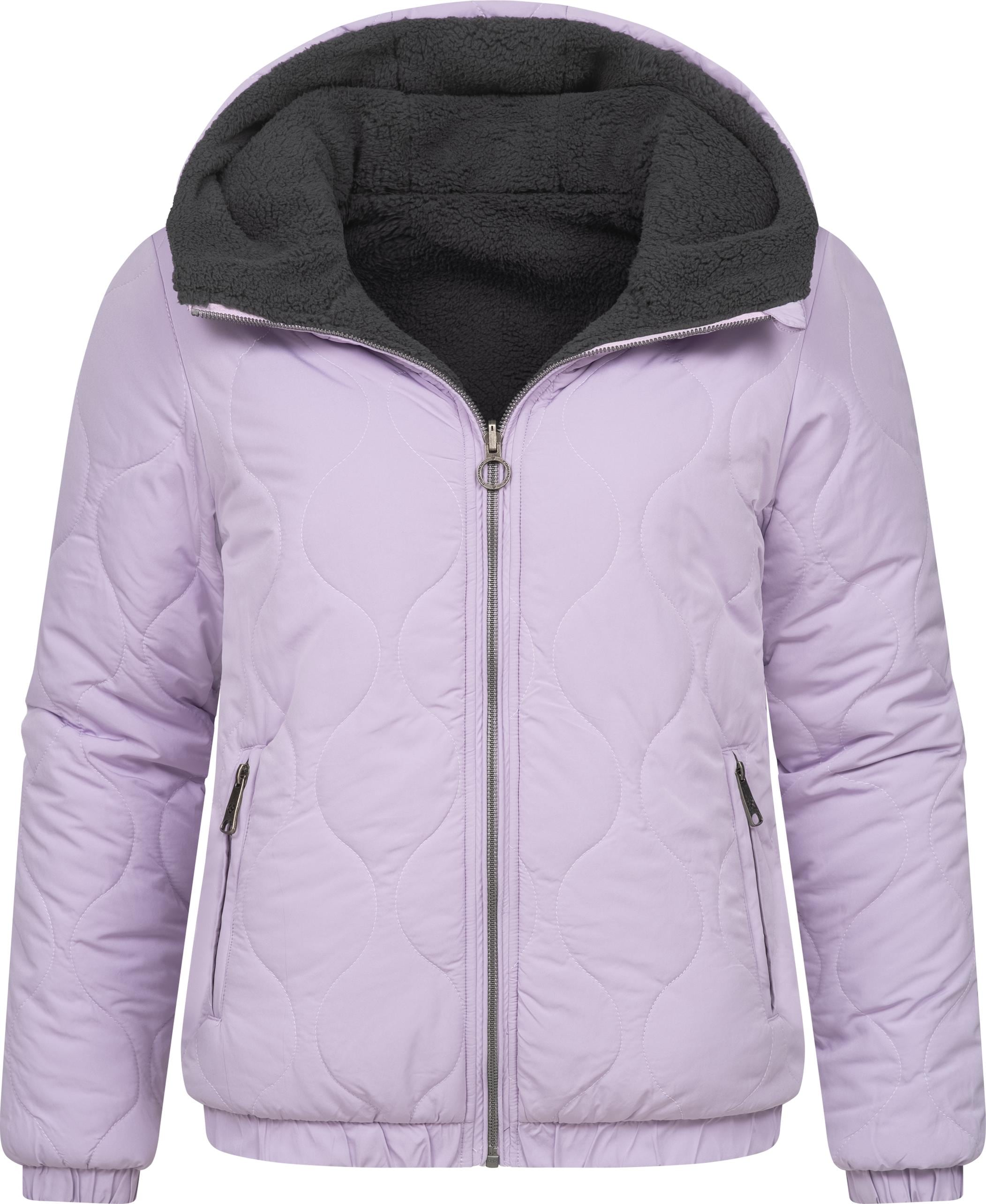 Ragwear Wendejacke "Qaria", mit Kapuze, ultraleichte 2-in-1 Damen Winterjacke mit Kapuze