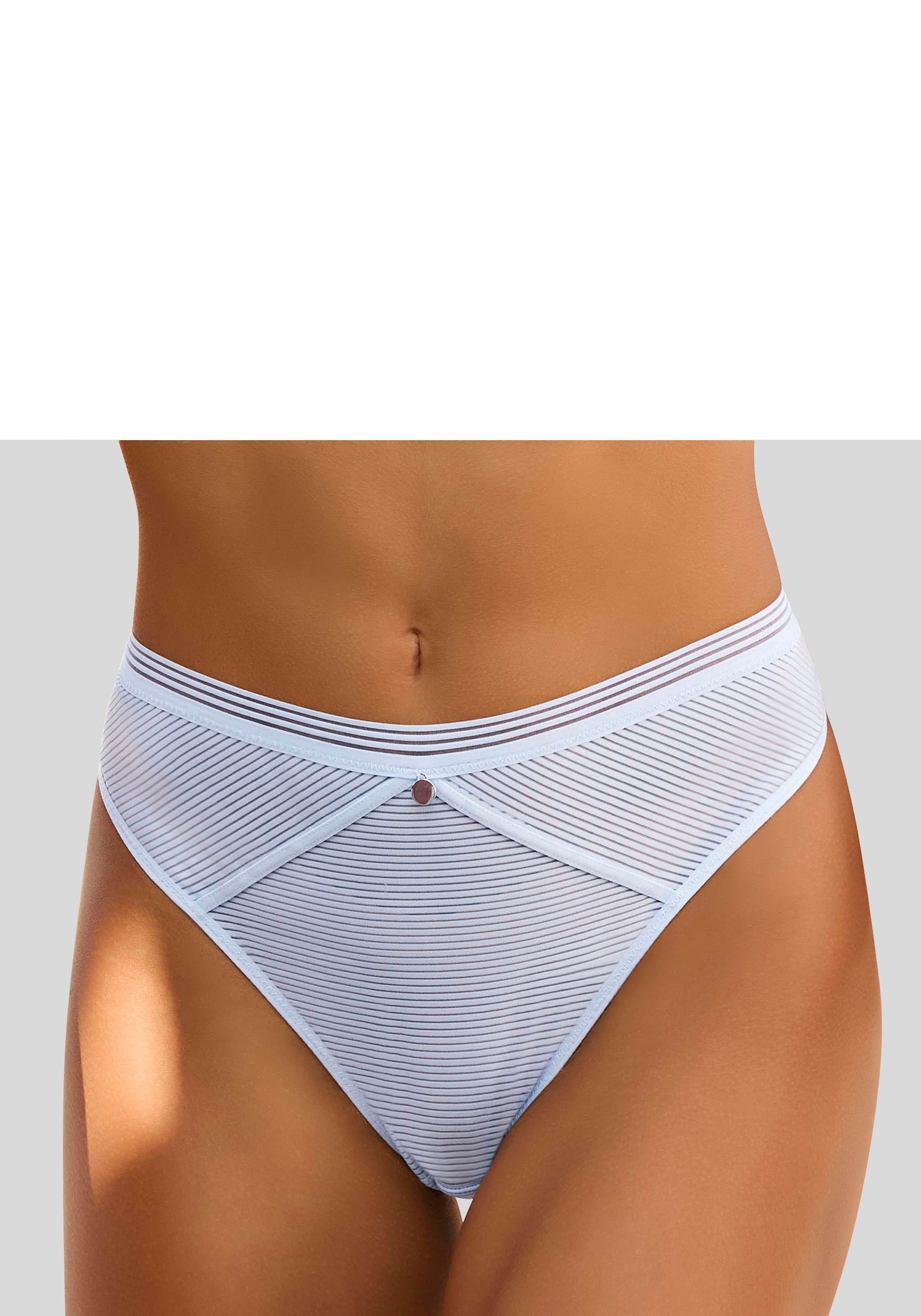 s.Oliver "Zoè" mit schmalem Bund in Streifen-Optik günstig online kaufen