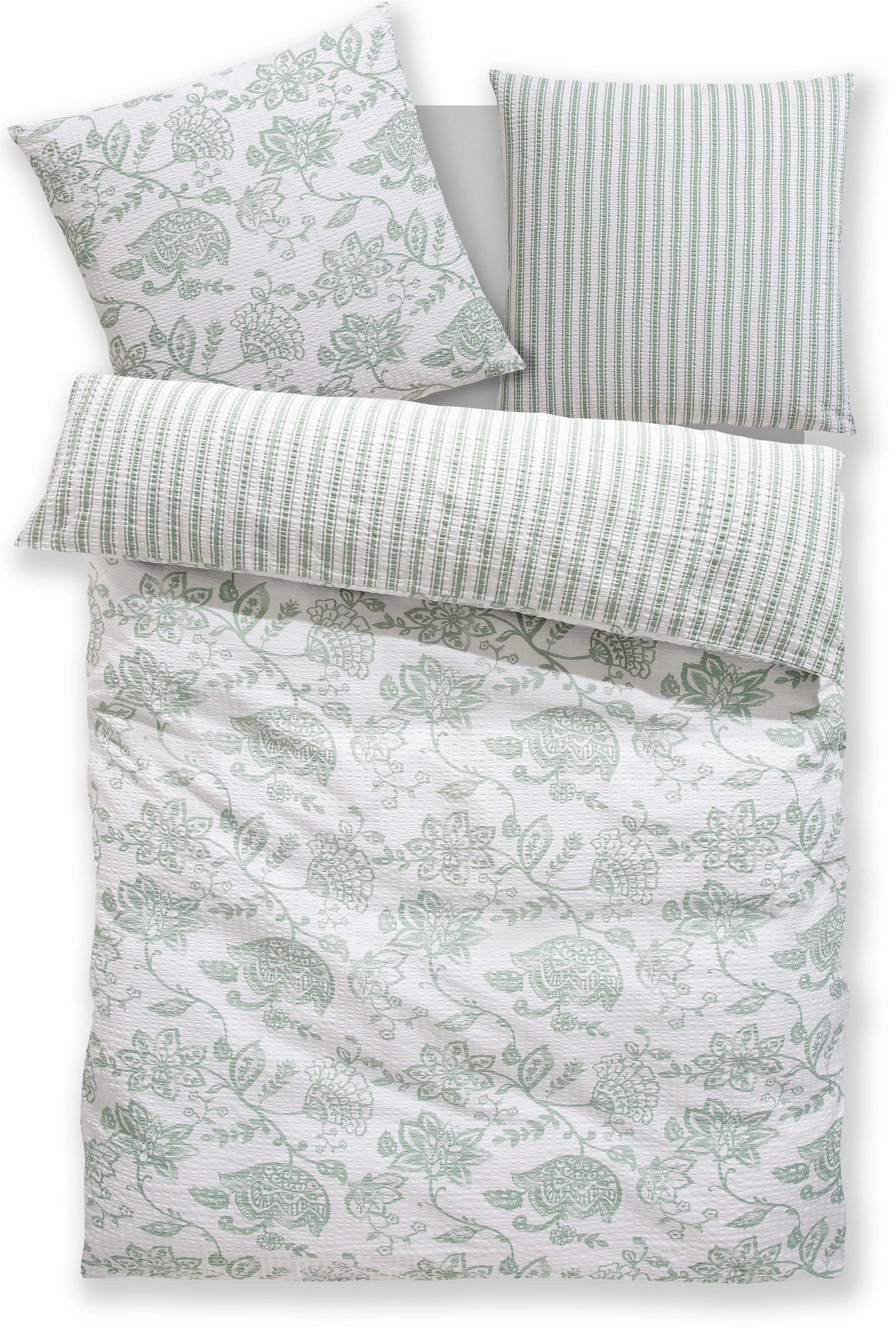 andas Bettwäsche "Nordby" 2 Stk. tlg. Bettwäsche aus Baumwolle, skandinavis günstig online kaufen