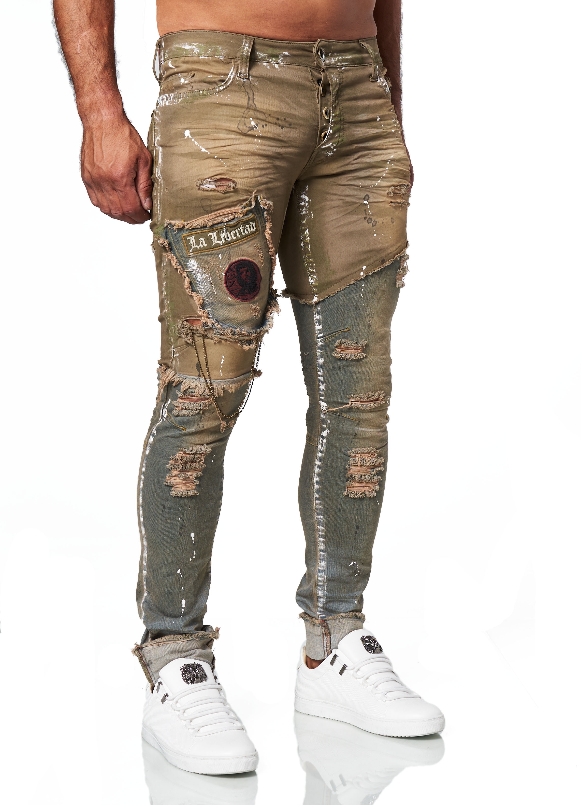 KINGZ Slim-fit-Jeans, in lässigem Design