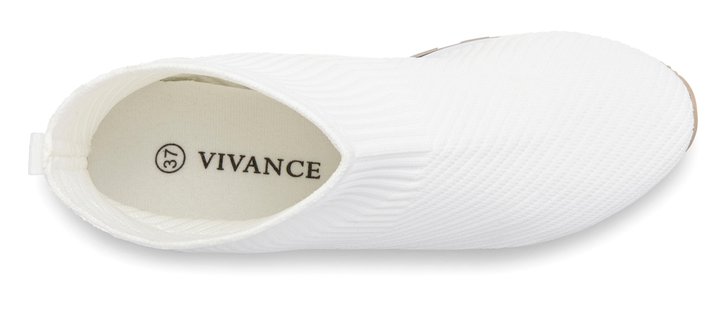 Vivance Sneaker, aus elastischem Material, zum Reinschlüpfen VEGAN