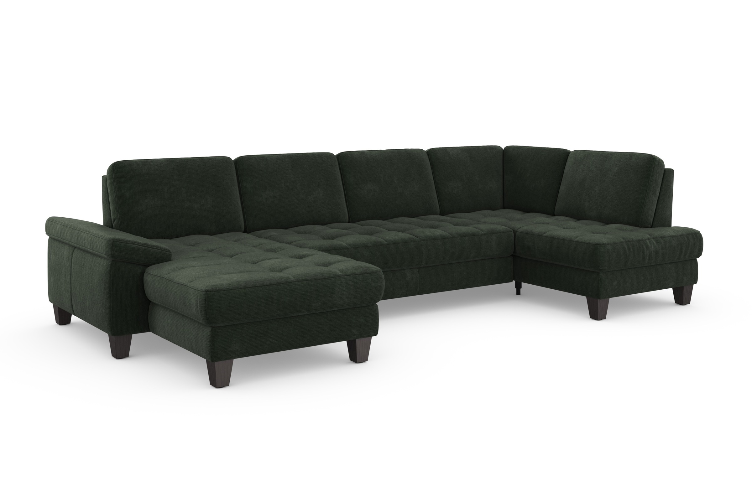 sit&more Wohnlandschaft »Westham U-Form«, wahlweise mit Bettfunktion, Bettkasten, Sitztiefenverstellung