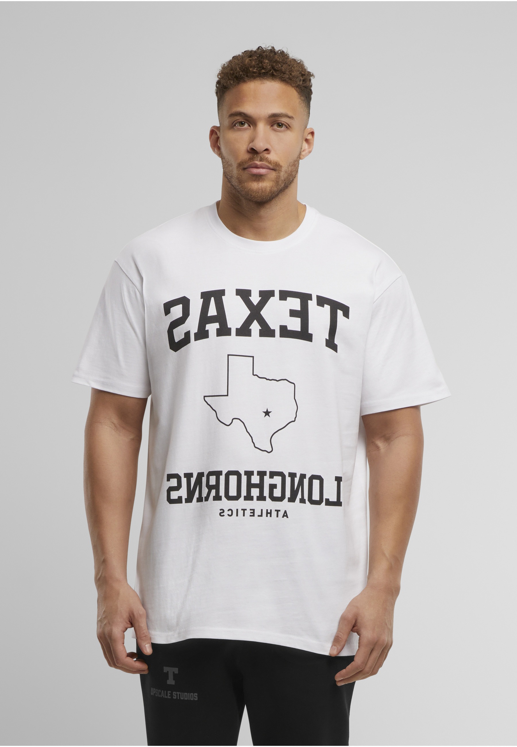 Upscale by Mister Tee T-Shirt »Upscale by Mister Tee Texas Longhorns Mirrored Oversize Tee« 1 Stk.
