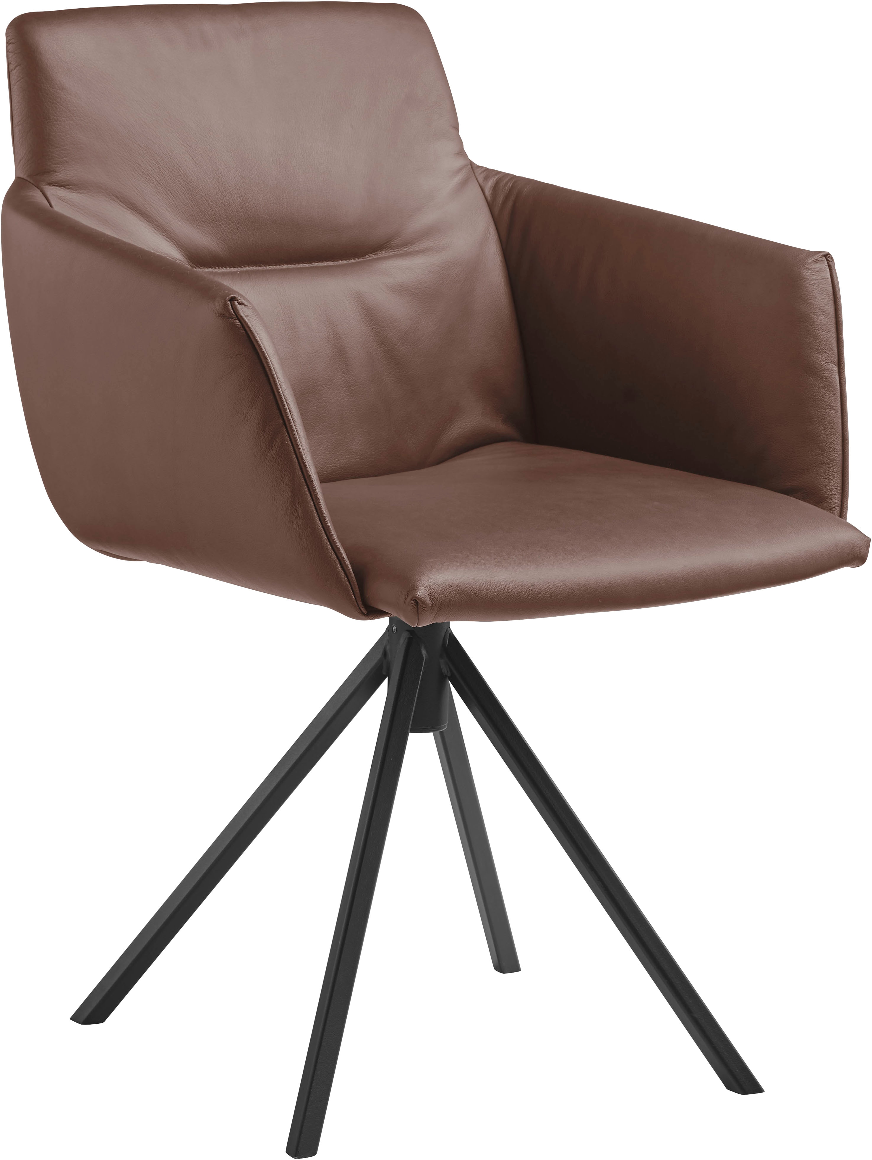 Musterring Polsterstuhl "JustB SP500" () 1 Stk.mit Armlehne, wahlweise mit Drehfunktion, Stativgestell in schwarz
