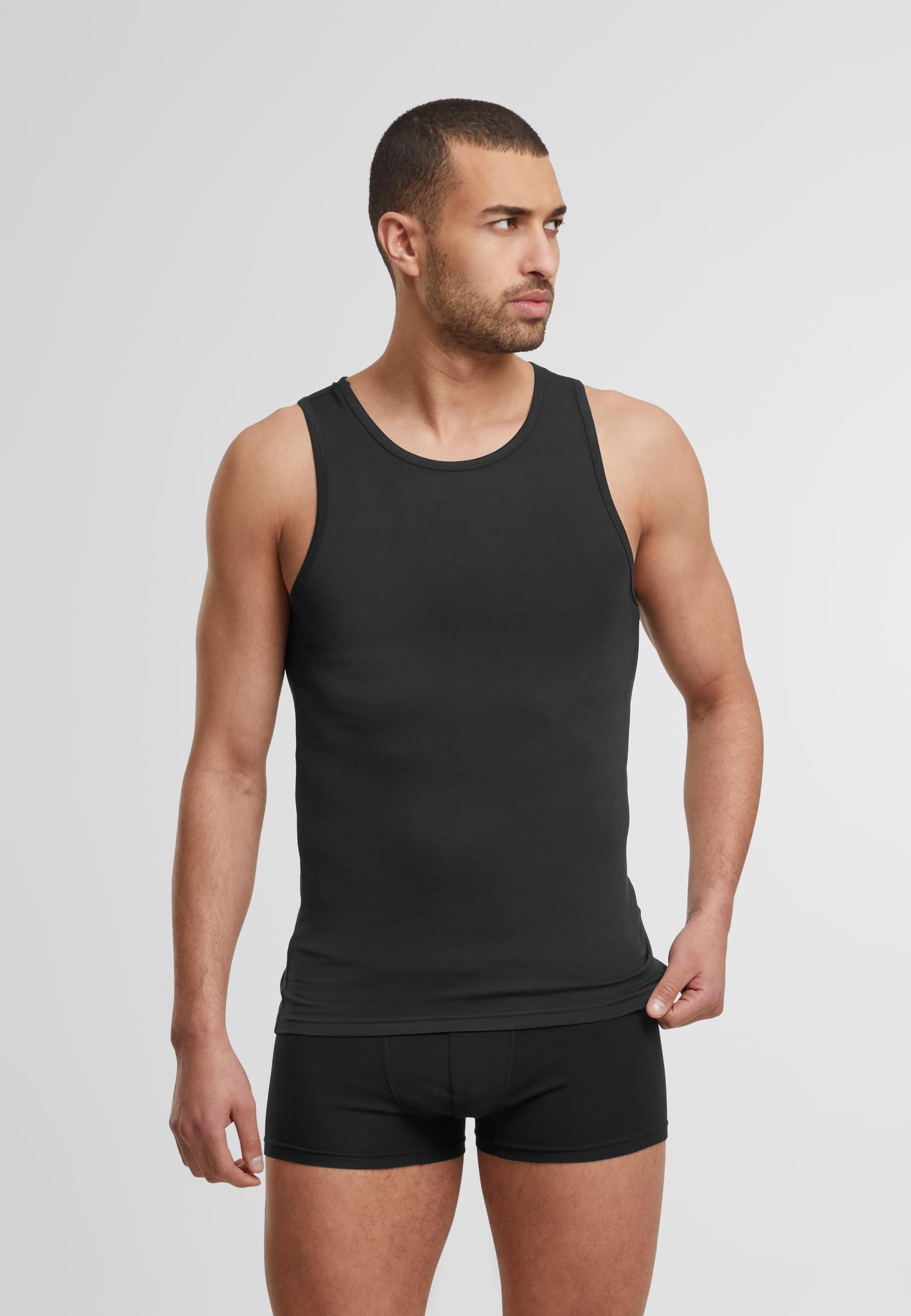 URBAN CLASSICS Tanktop »Urban Classics Bamboo Basic Tank Top 2-Pack«, (1 tlg.)