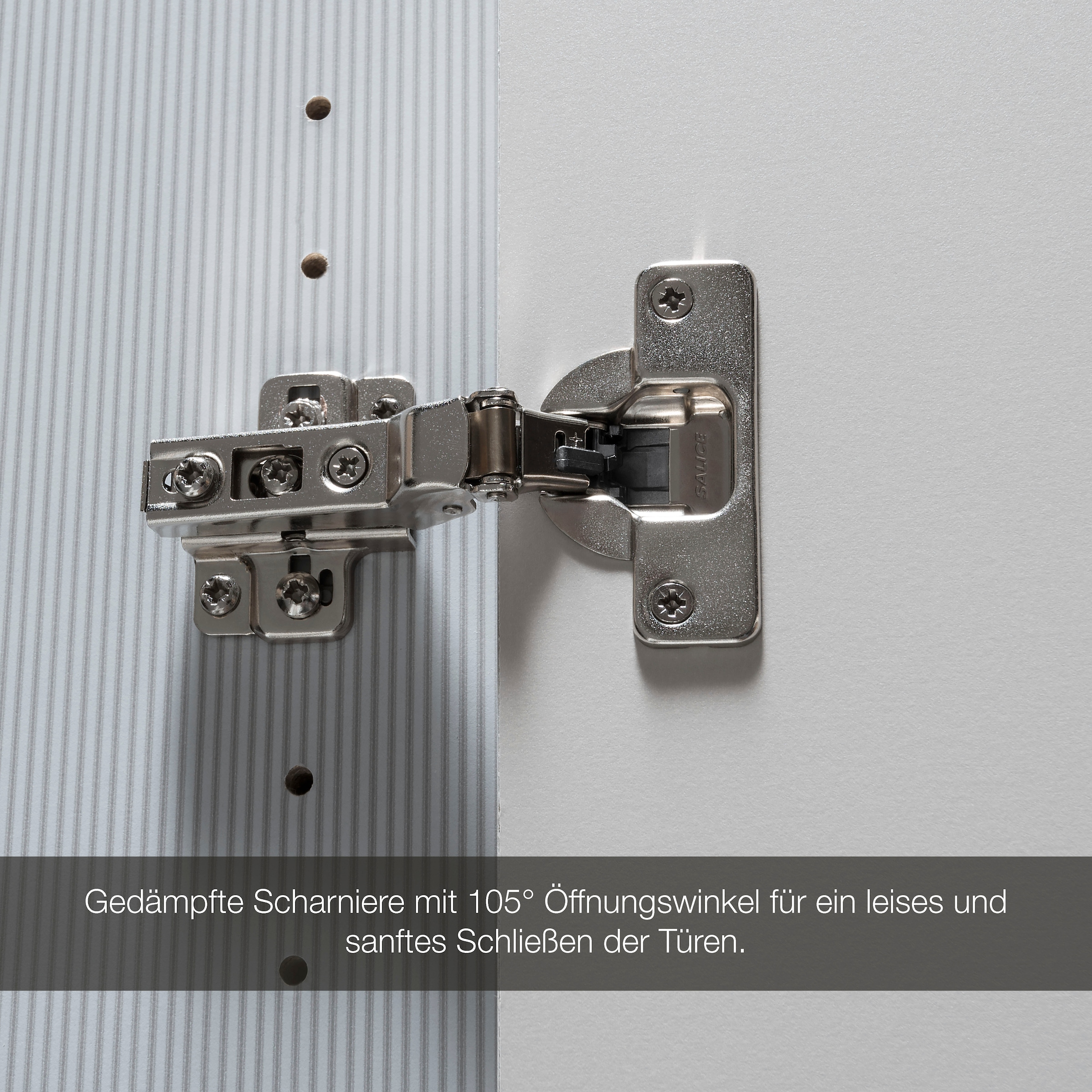 Musterring Drehtürenschrank »San Diego, Kleiderschrank, Schrank, Garderobe, mit Spiegel« weiß, Türen gedämpft,2 Höhen, mehrere Breiten, MADE IN GERMANY, 1 Stk. tlg.