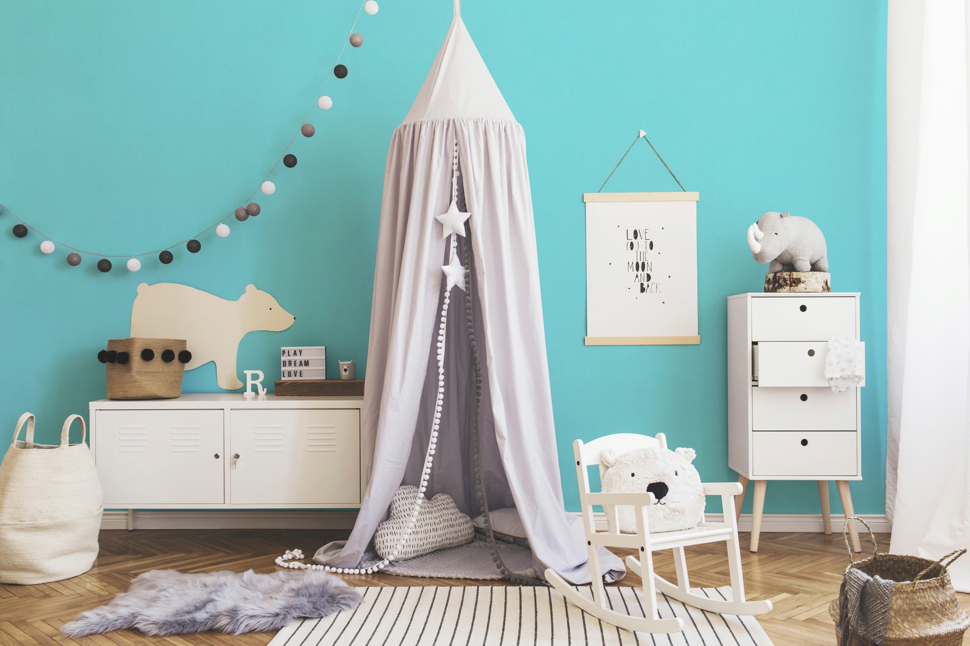 A.S. Création Vliestapete »Little Love«, einfarbig-unifarben-uni, Kindertapete Tapete Uni Tapeten Kinderzimmer Schlafzimmer modern Optik