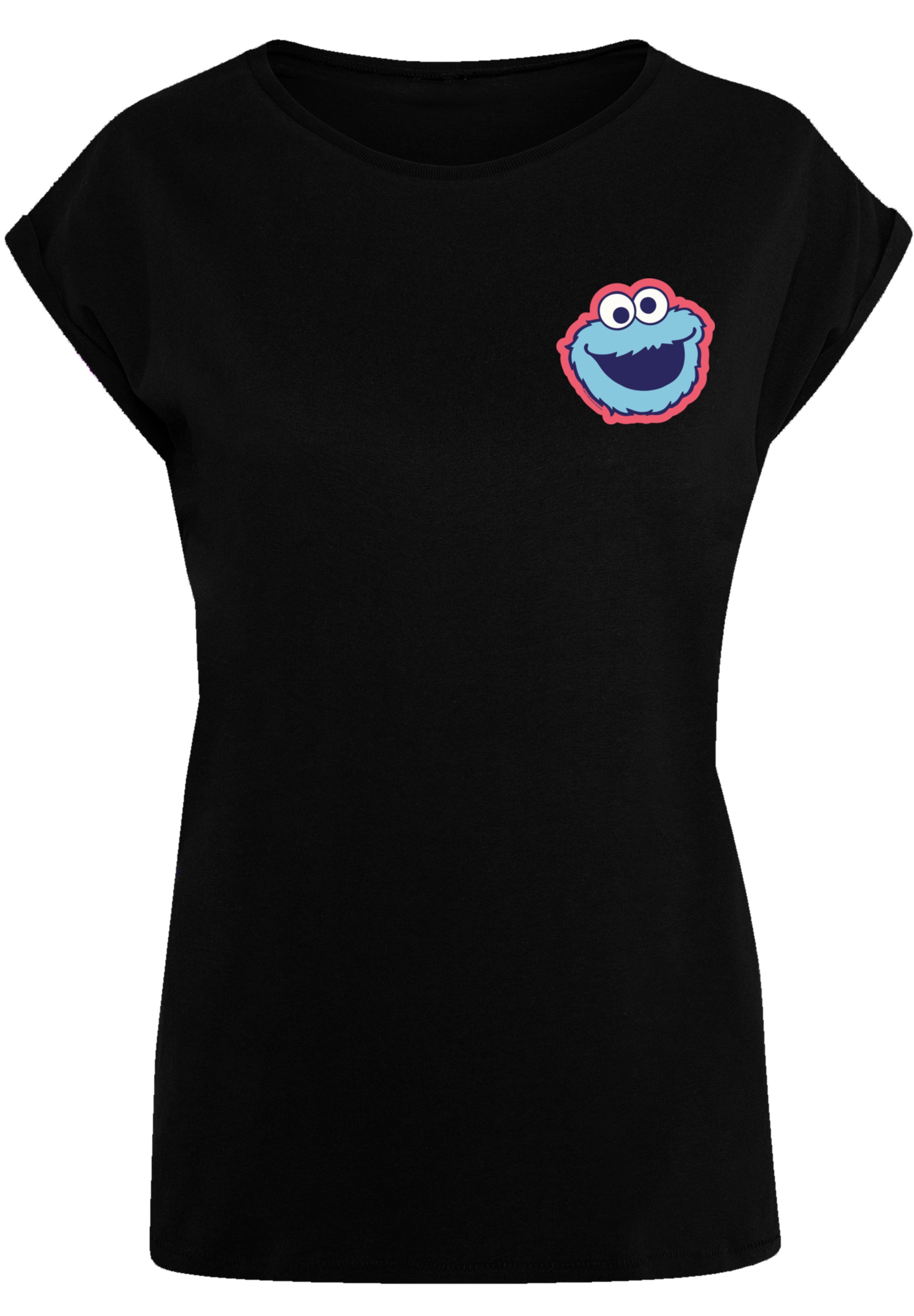 F4NT4STIC T-Shirt »Sesamstraße Cookie Monster Smile«, Premium Qualität, Weihnachts-Kollection