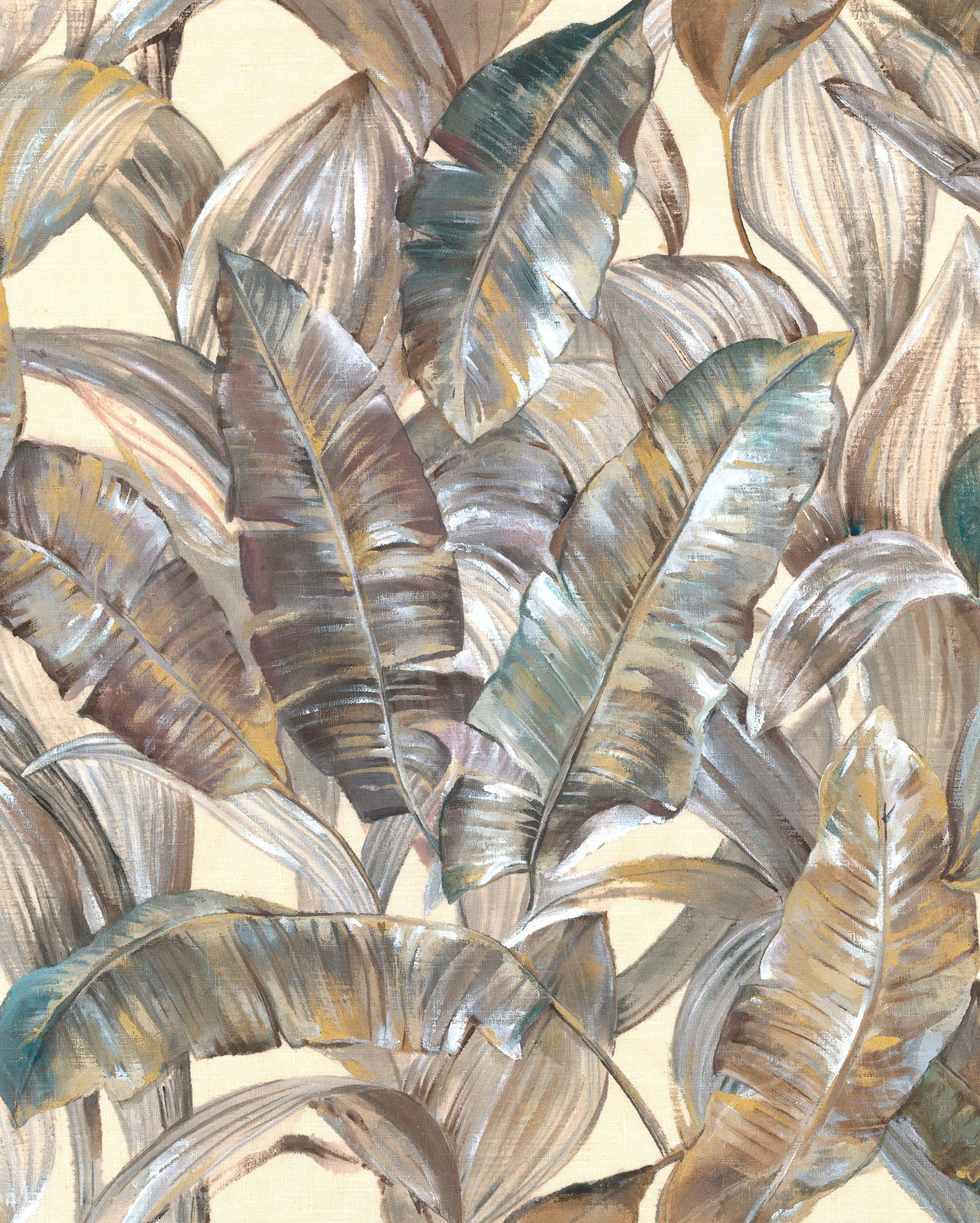 Komar Vliestapete »Digitaldruck Vlies - Graceful Gold - Größe 200 x 250 cm«, bedruckt, Wohnzimmer, Schlafzimmer