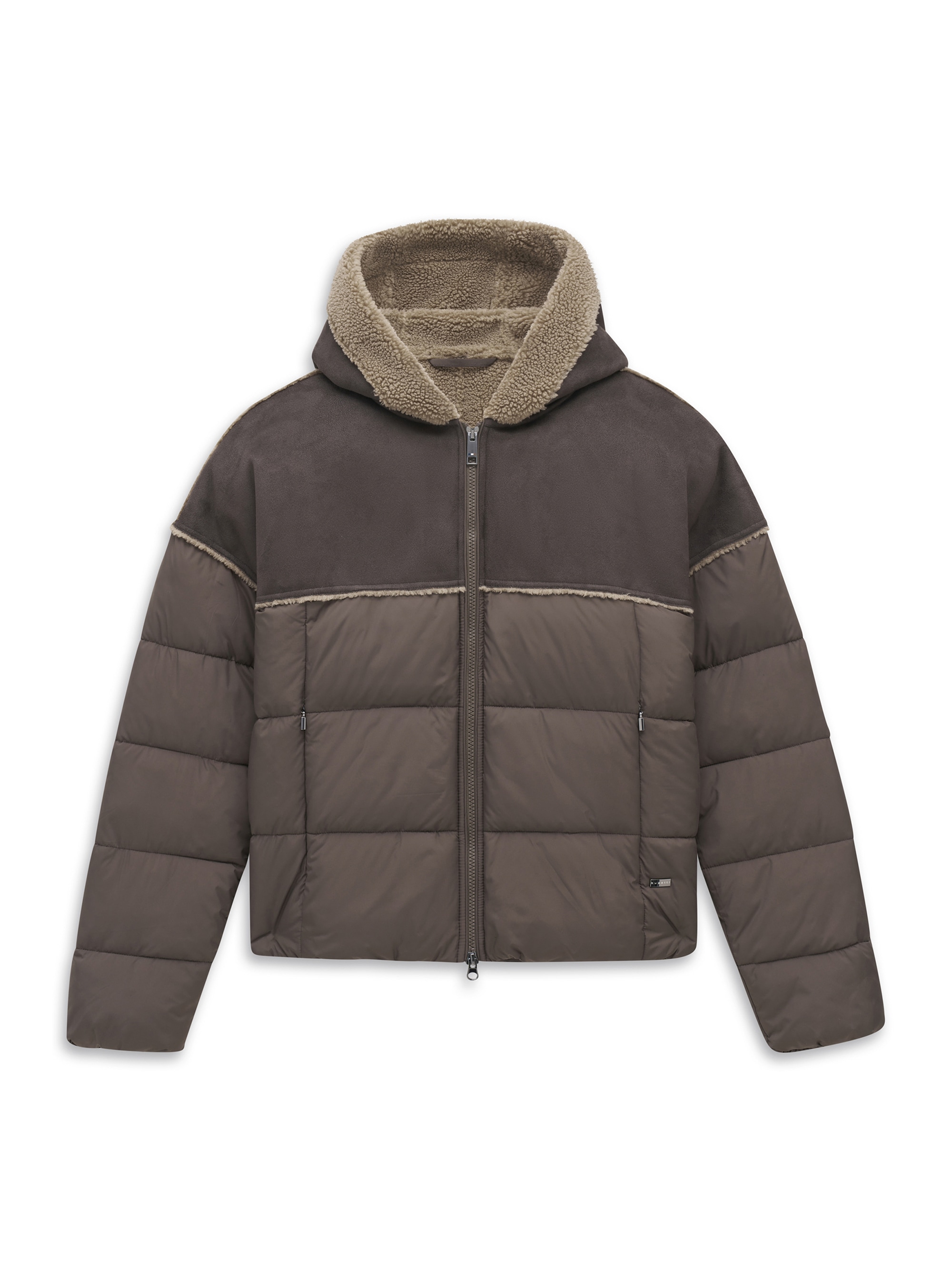 bugatti Kurzjacke »Regular Fit« mit Kapuze Regular Fit Sorona Kapuze Materialmix