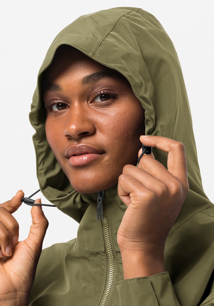 Jack Wolfskin Outdoorjacke »DAKAR PARKA W«, mit Kapuze