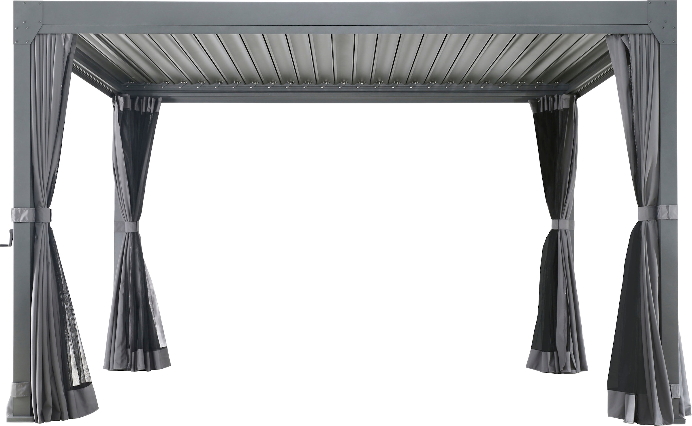 KONIFERA Pavillon »Palma«, (Set), Pergola, mit Lamellendach, BxT: 300x300 cm oder 400x300 cm