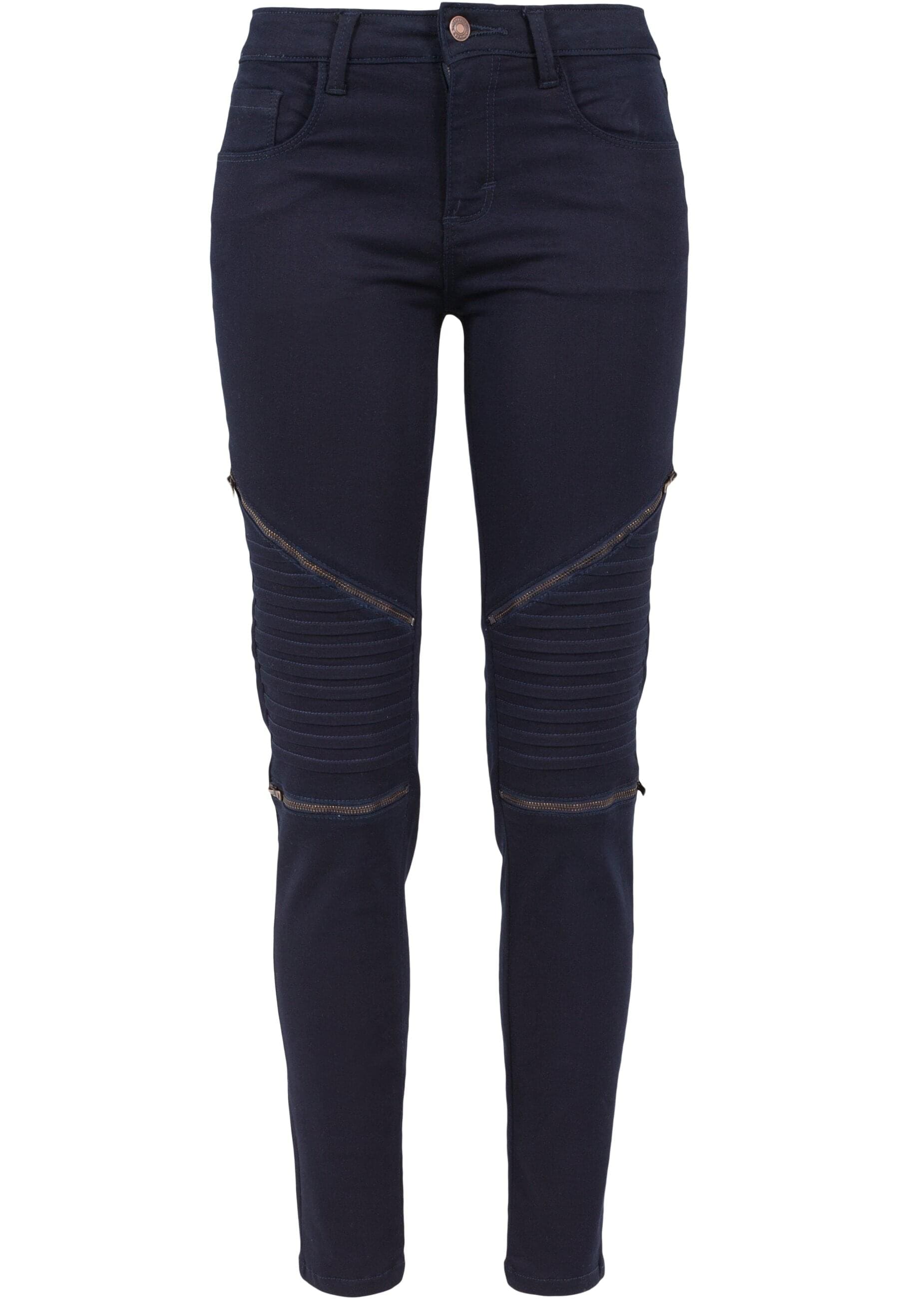 Bequeme Jeans »Urban Classics Damen Ladies Stretch Biker Pants«, (1 tlg.)