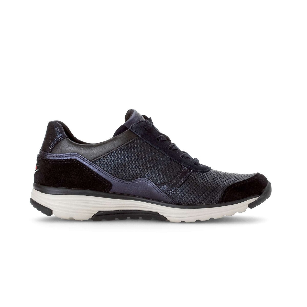 Gabor Sneaker »Sneaker low Materialmix Leder/Lederimitat«