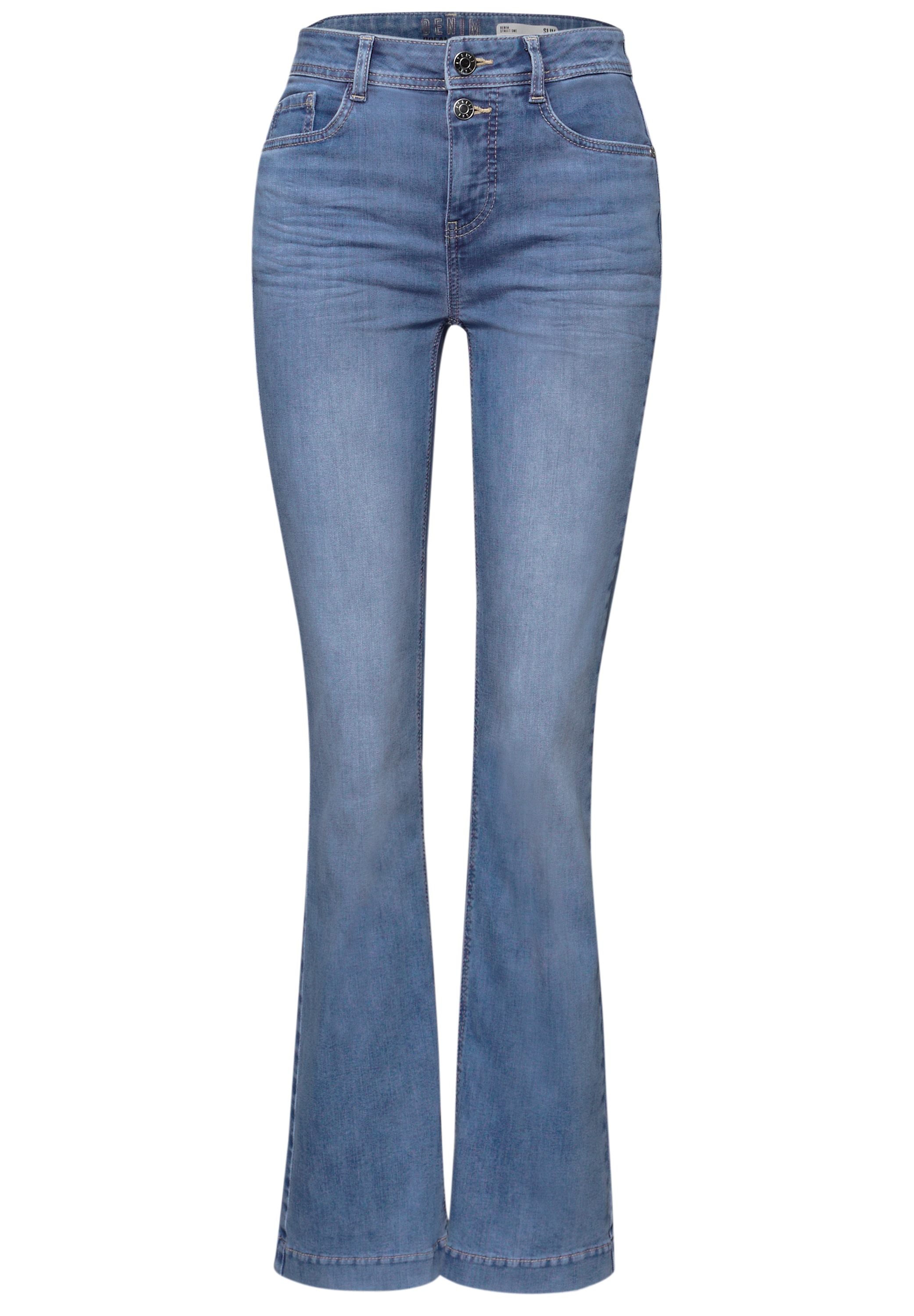 STREET ONE Slim-fit-Jeans High Waist