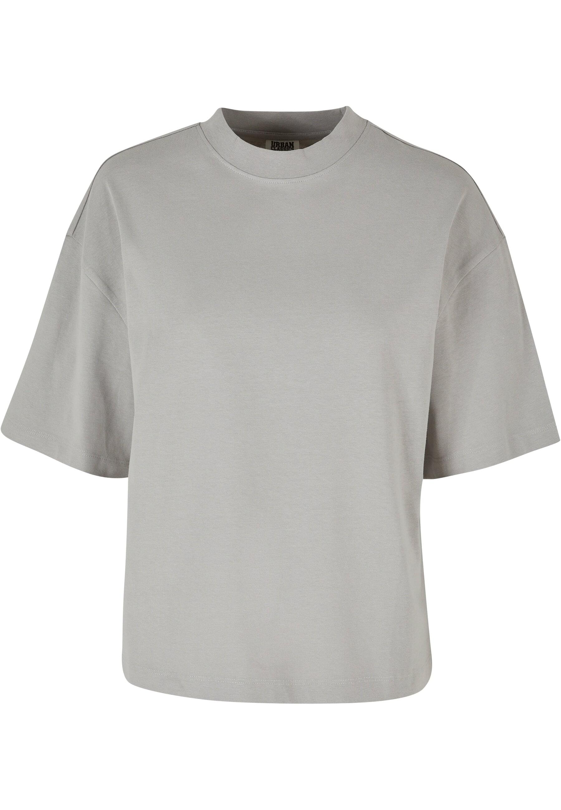 URBAN CLASSICS Kurzarmshirt "Urban Classics Damen Ladies Organic Heavy Slit günstig online kaufen