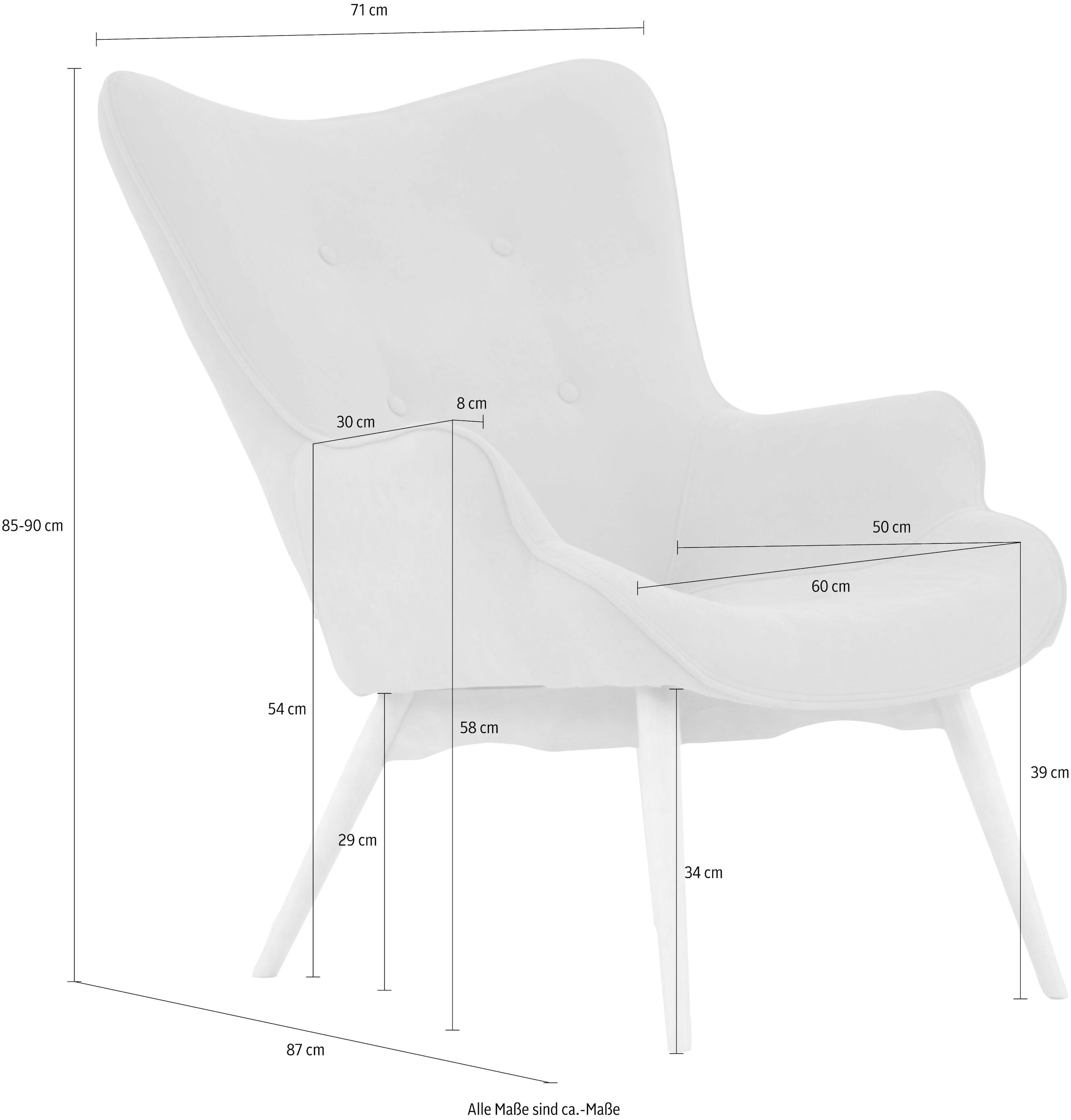 COUCH♥ Sessel »Ducon« mit oder Hocker online BAUR ohne | kaufen