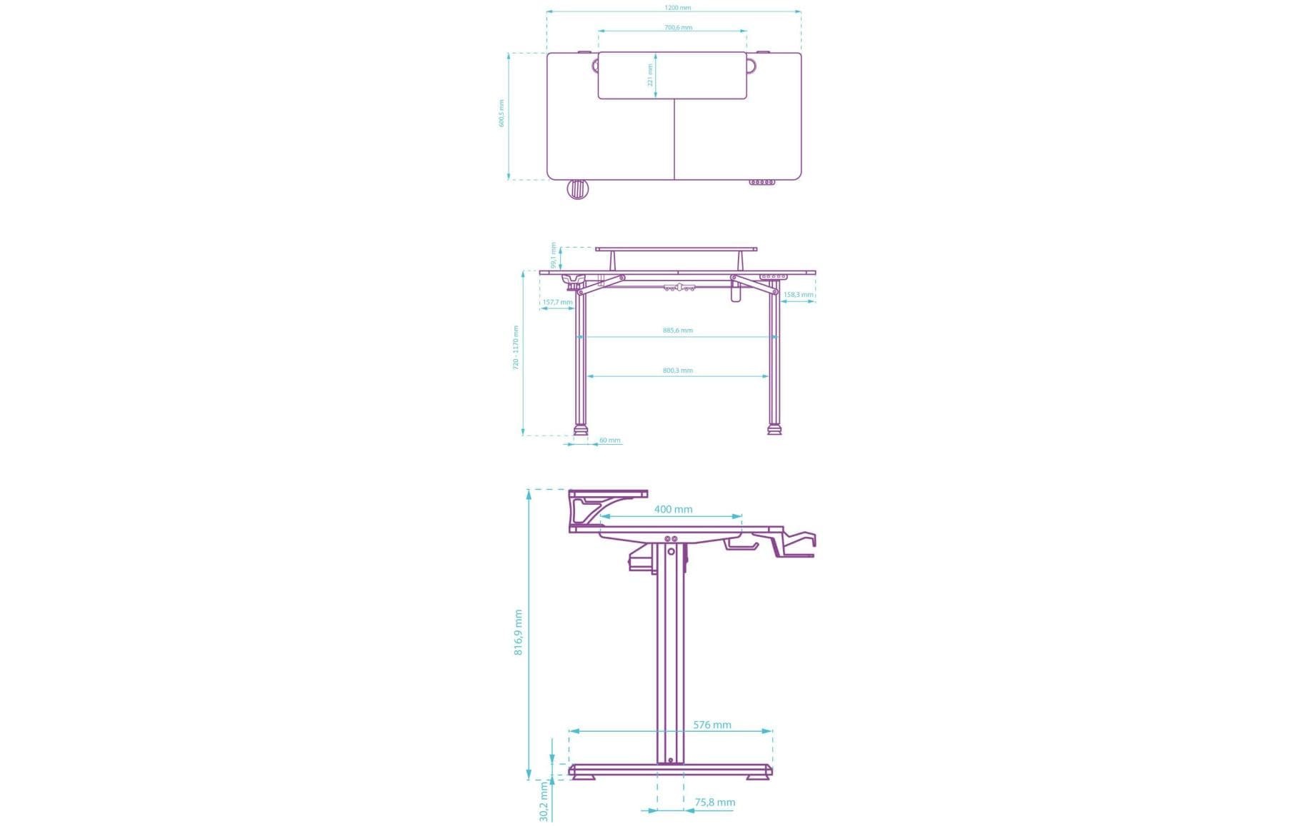 ULTRADESK Gamingtisch »Tisch Higlander«