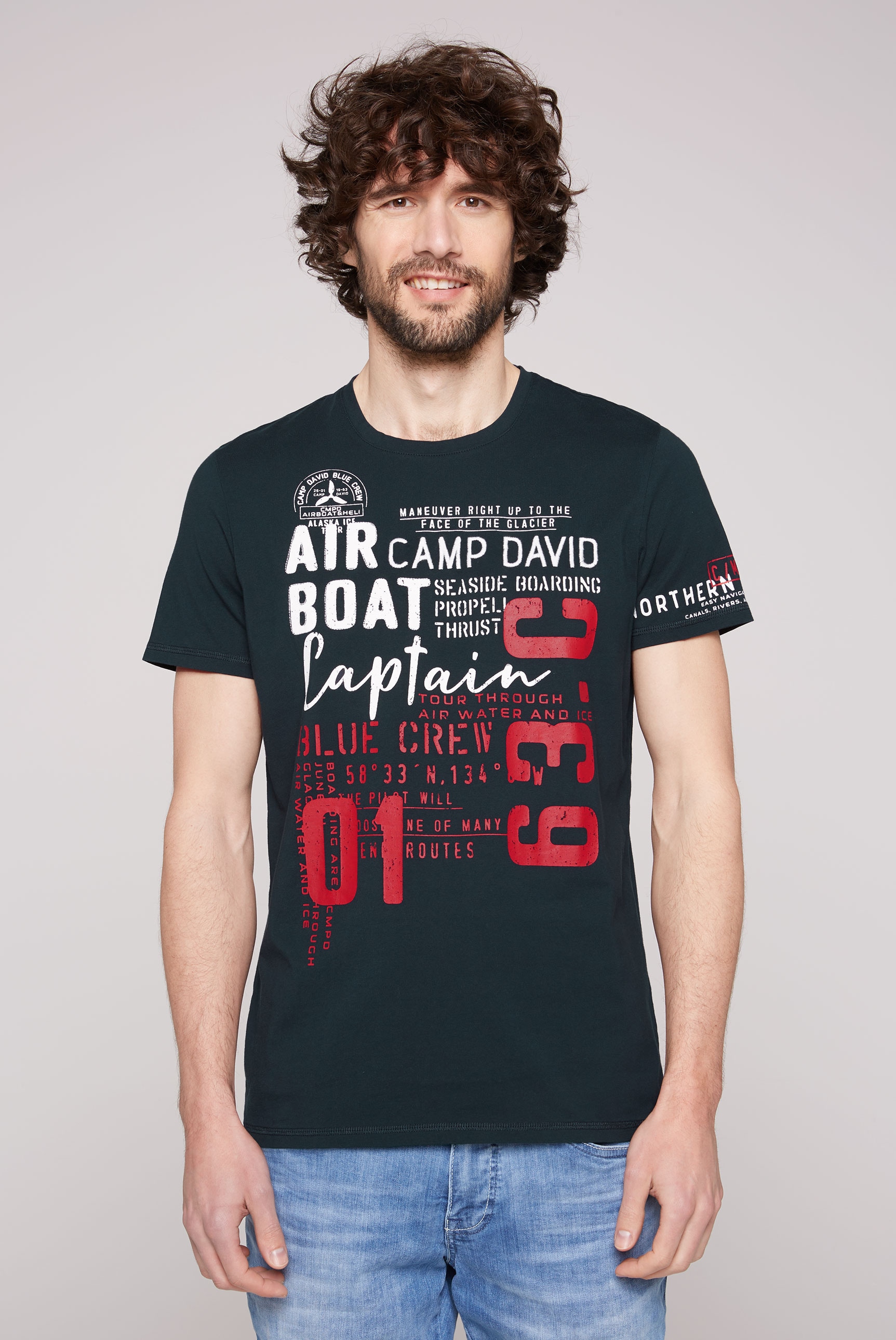 | Logo-Artworks mit DAVID bestellen ▷ BAUR CAMP T-Shirt,
