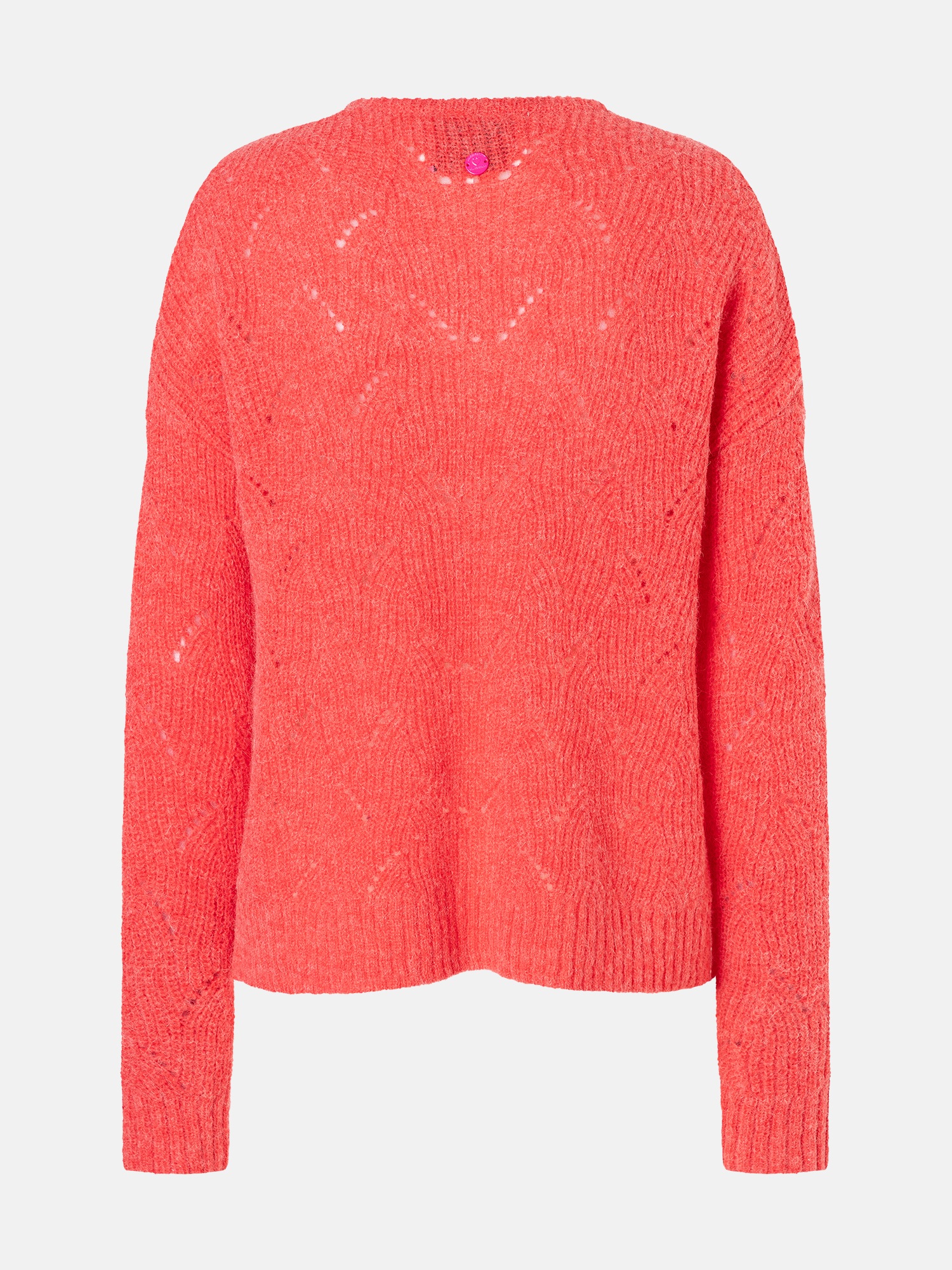 Lieblingsstück Strickpullover »SölveL« mit dezentem Lochmuster, V-Neck