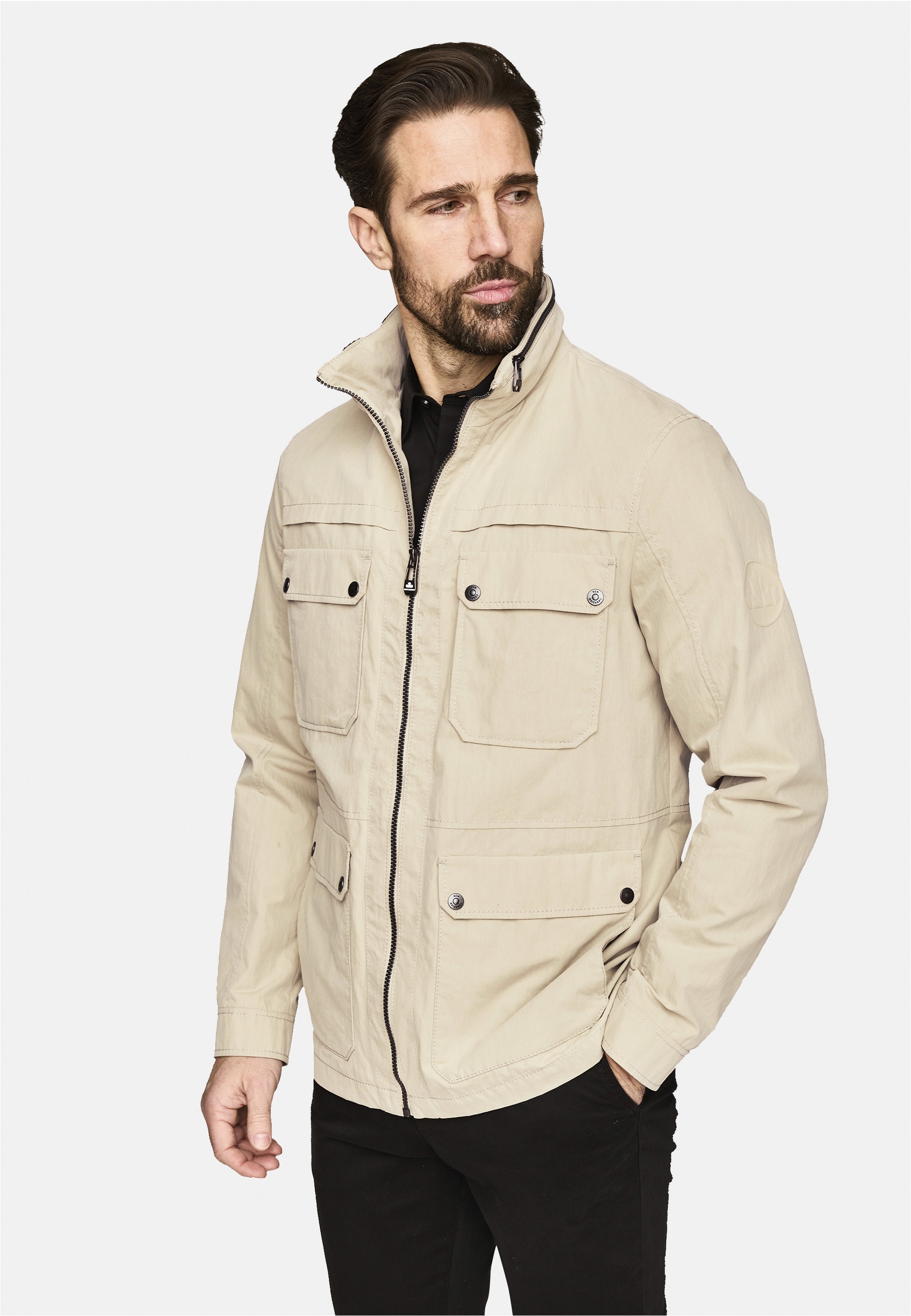 New Canadian Outdoorjacke »Cotton-Mix«, (1 St.), mit wind- und wasserabweisender Funktion