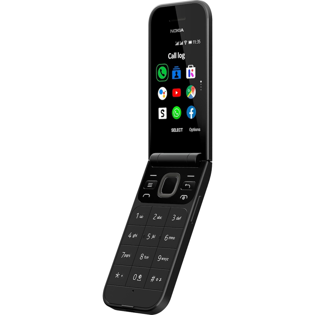 Nokia Klapphandy »2720«, Meerschwarz, 7,1 cm/2,8 Zoll, 4 GB Speicherplatz, 2 MP Kamera