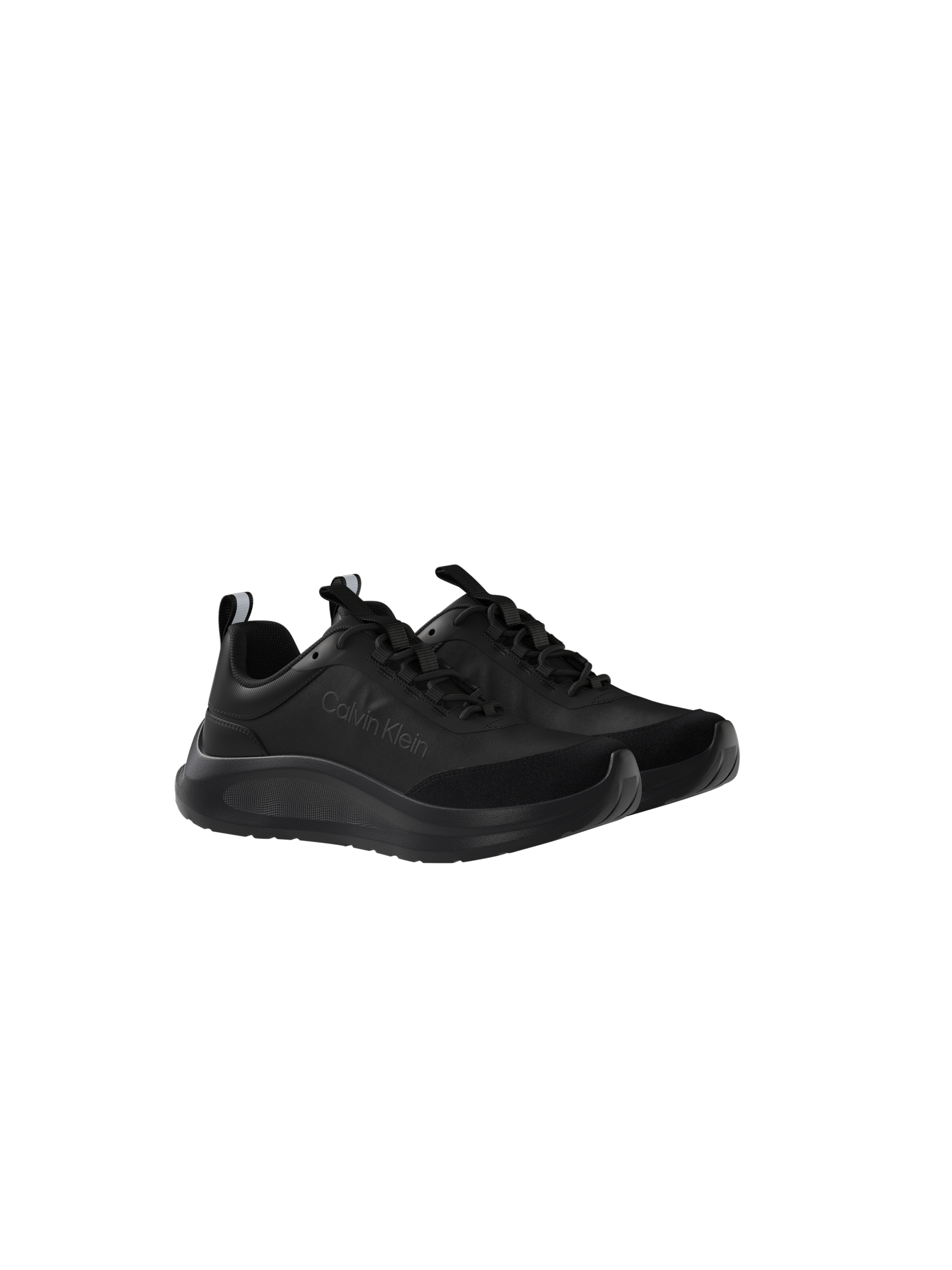 Calvin Klein Plateausneaker "LIGHT EVA RUN ESS LAC NY-SU WMN" Schnürschuh, Halbschuh, mit Anziehlasche