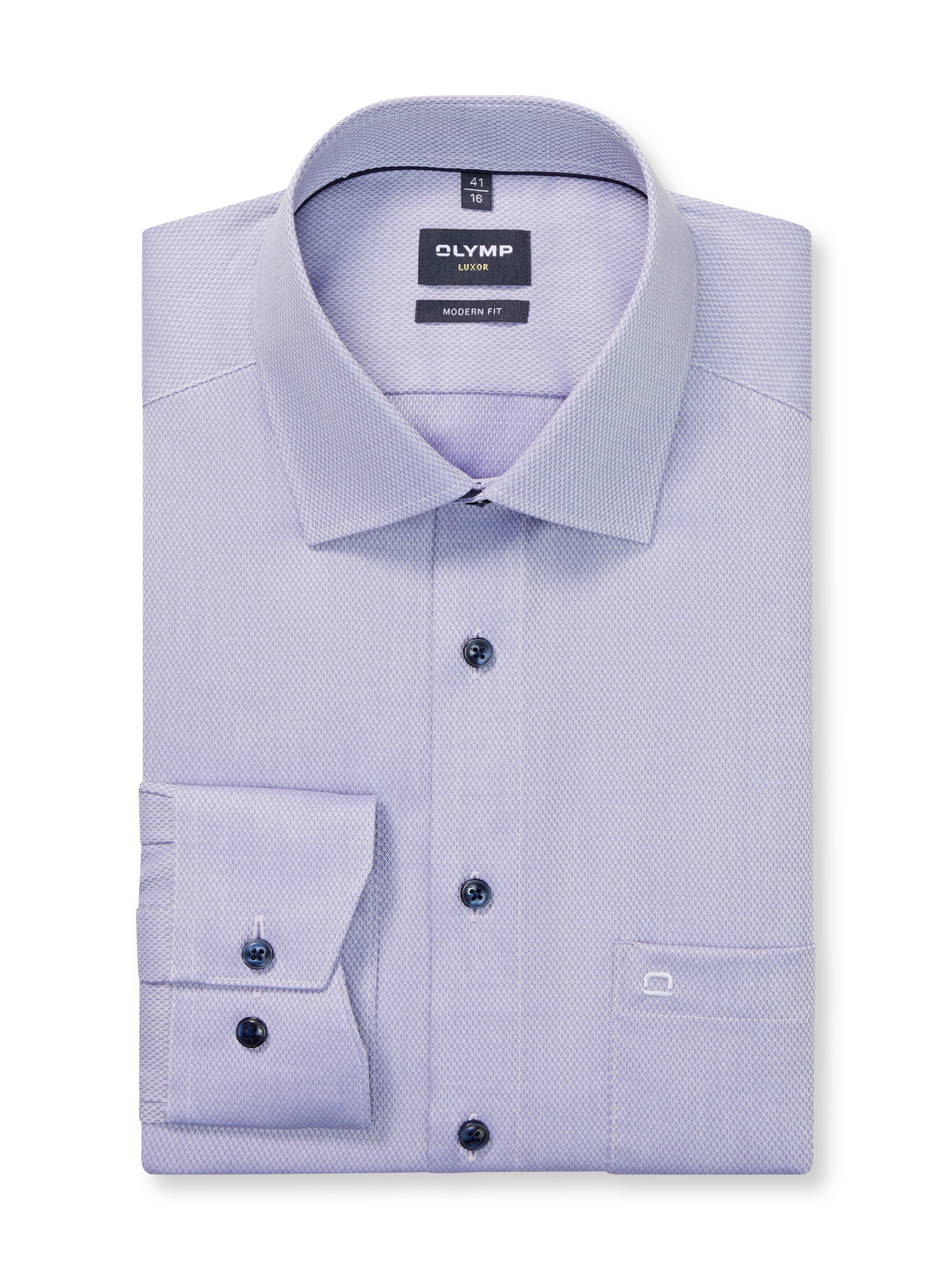 OLYMP Businesshemd "Luxor modern fit" feine Struktur, Modern Fit, New Kentk günstig online kaufen