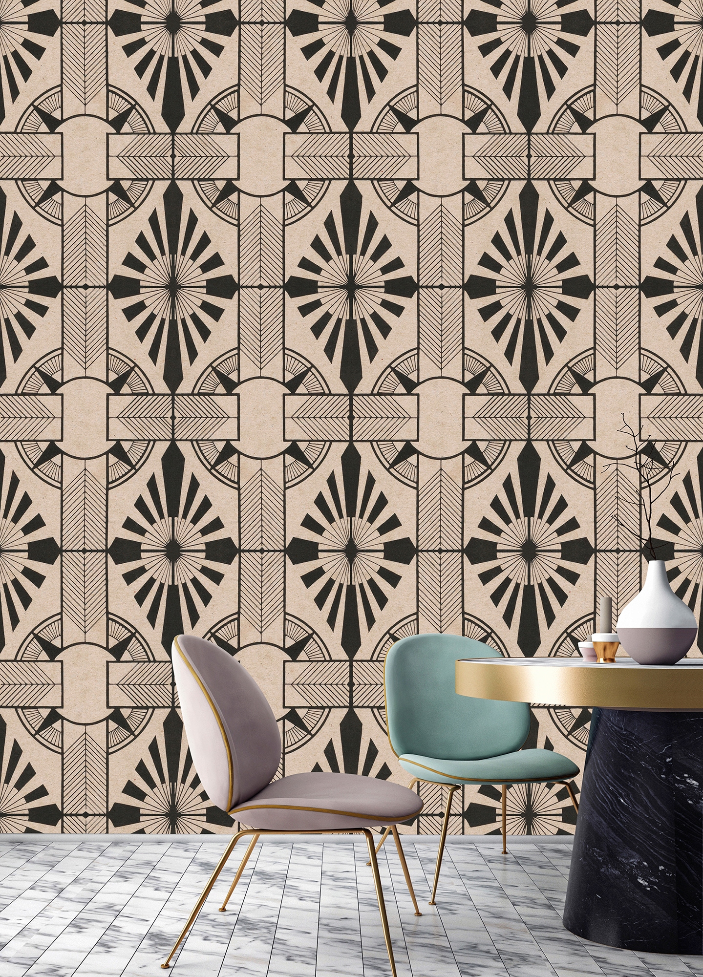 living walls Fototapete »Walls by Patel Astoria«, Fototapete Modern astoria 1 4,00 m x 2,70 m 200 g Vlies Premium Tapete