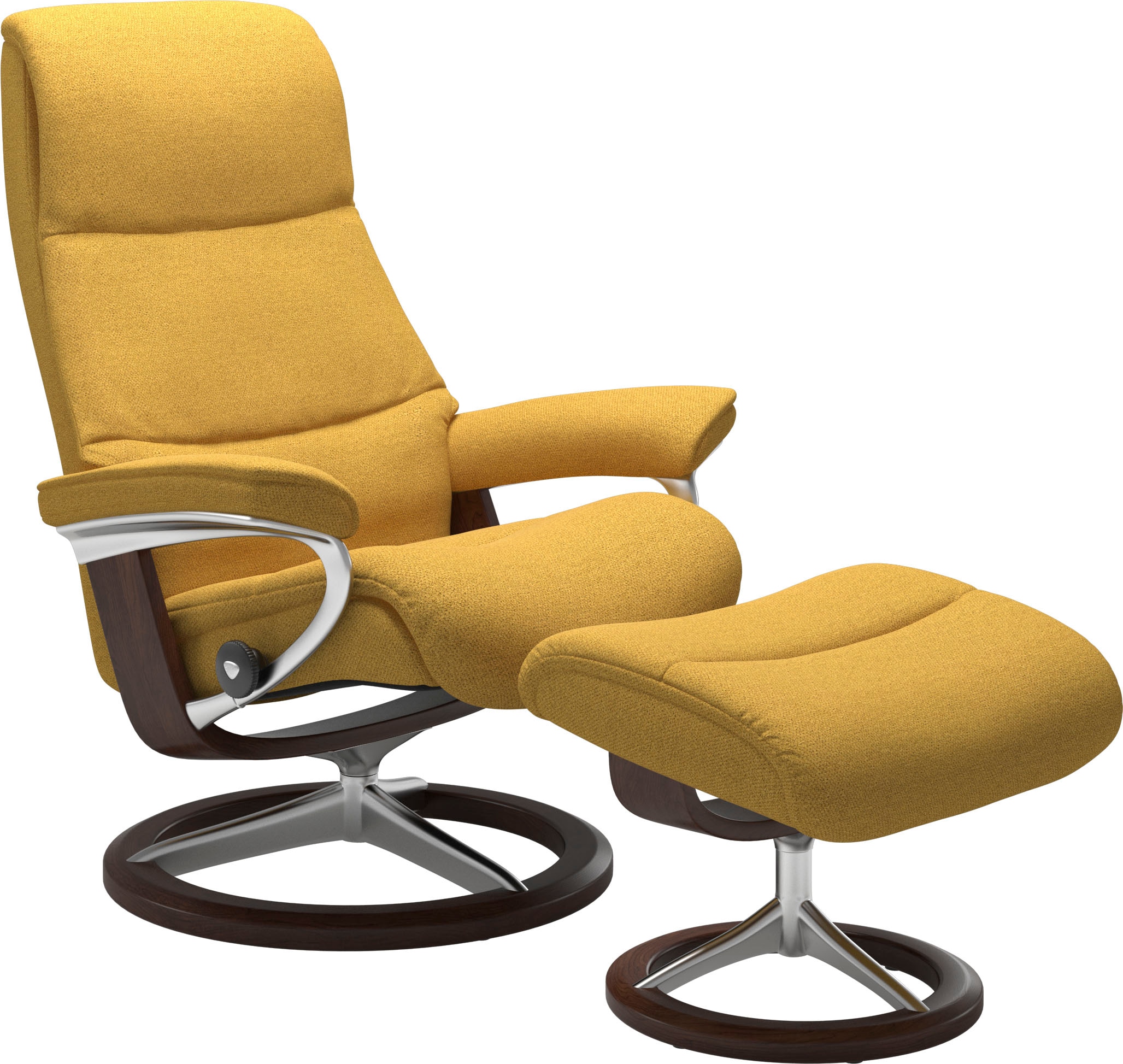 Stressless Fußhocker "View", mit Signature Base,Gestell Braun