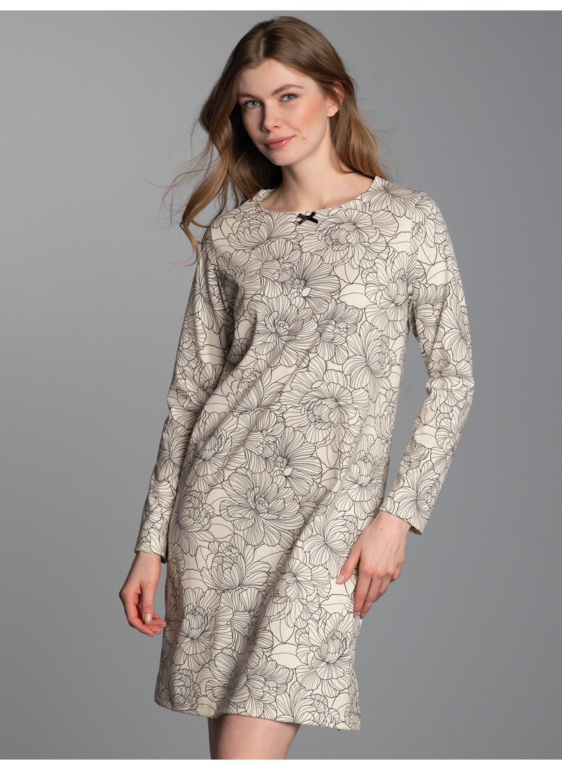 Trigema Nachthemd "TRIGEMA Nachthemd mit floralem Allover-Print", (1 tlg.) günstig online kaufen