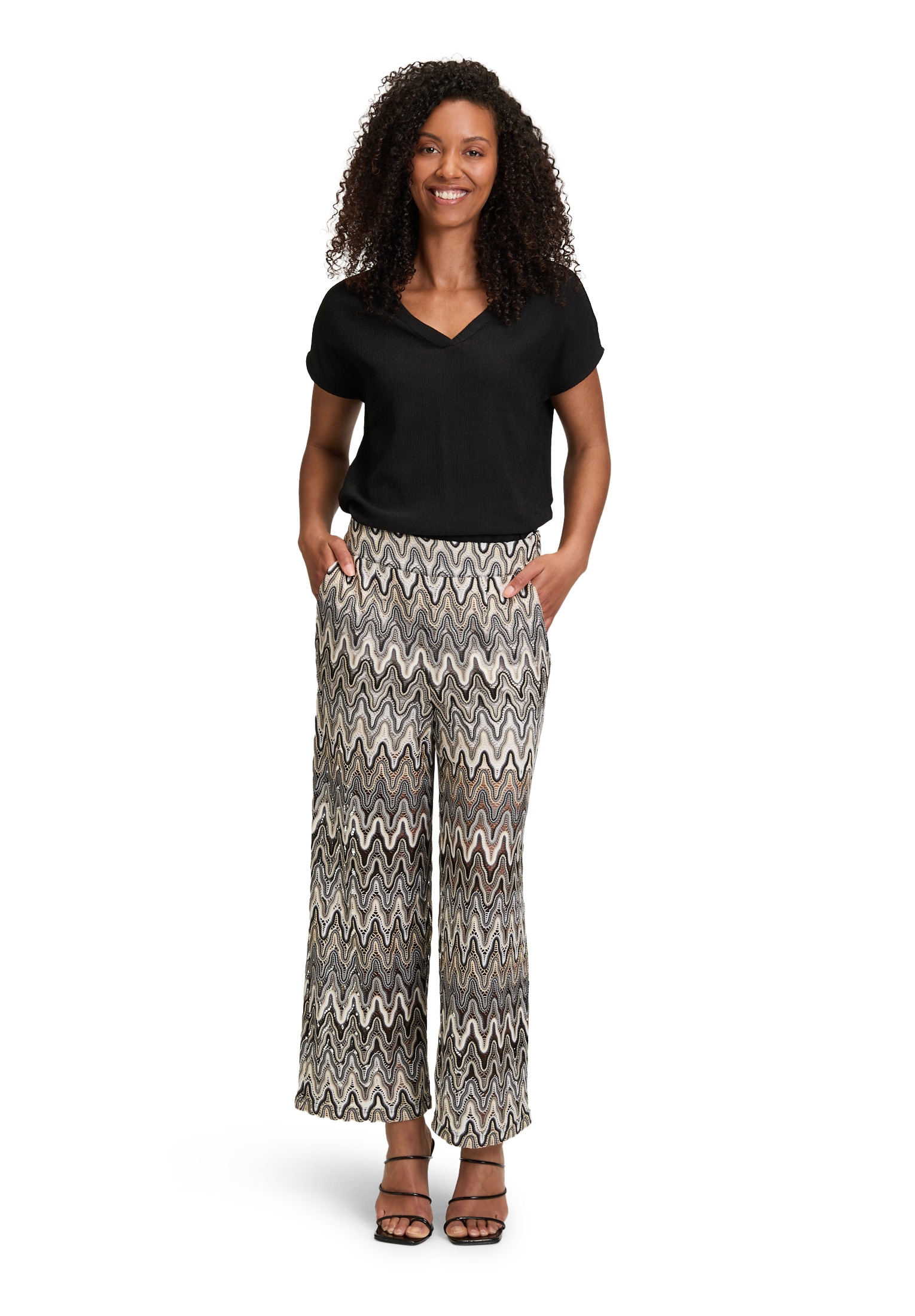 Betty Barclay Marlene-Hose »Betty Barclay Marlene-Hose mit hohem Bund«, Material