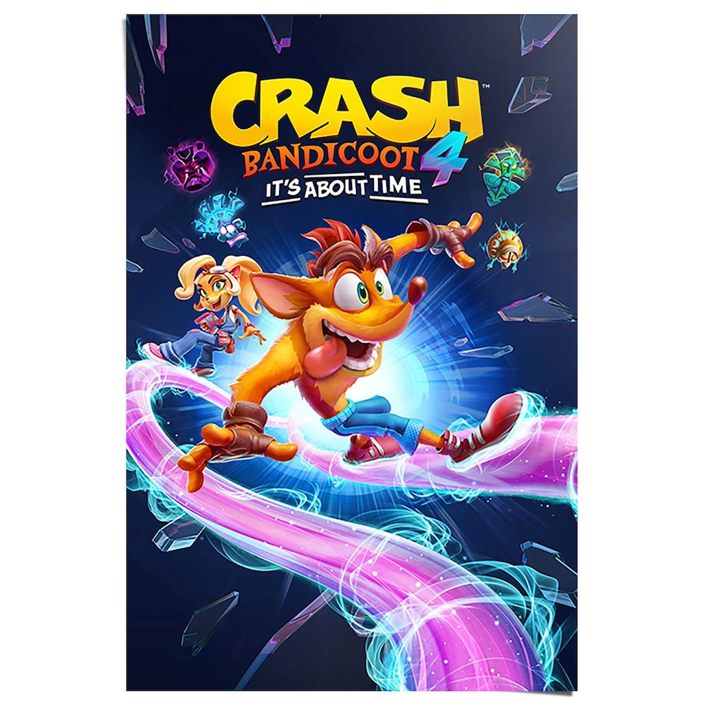 Reinders! Poster »Crash Bandicoot 4 - ride«