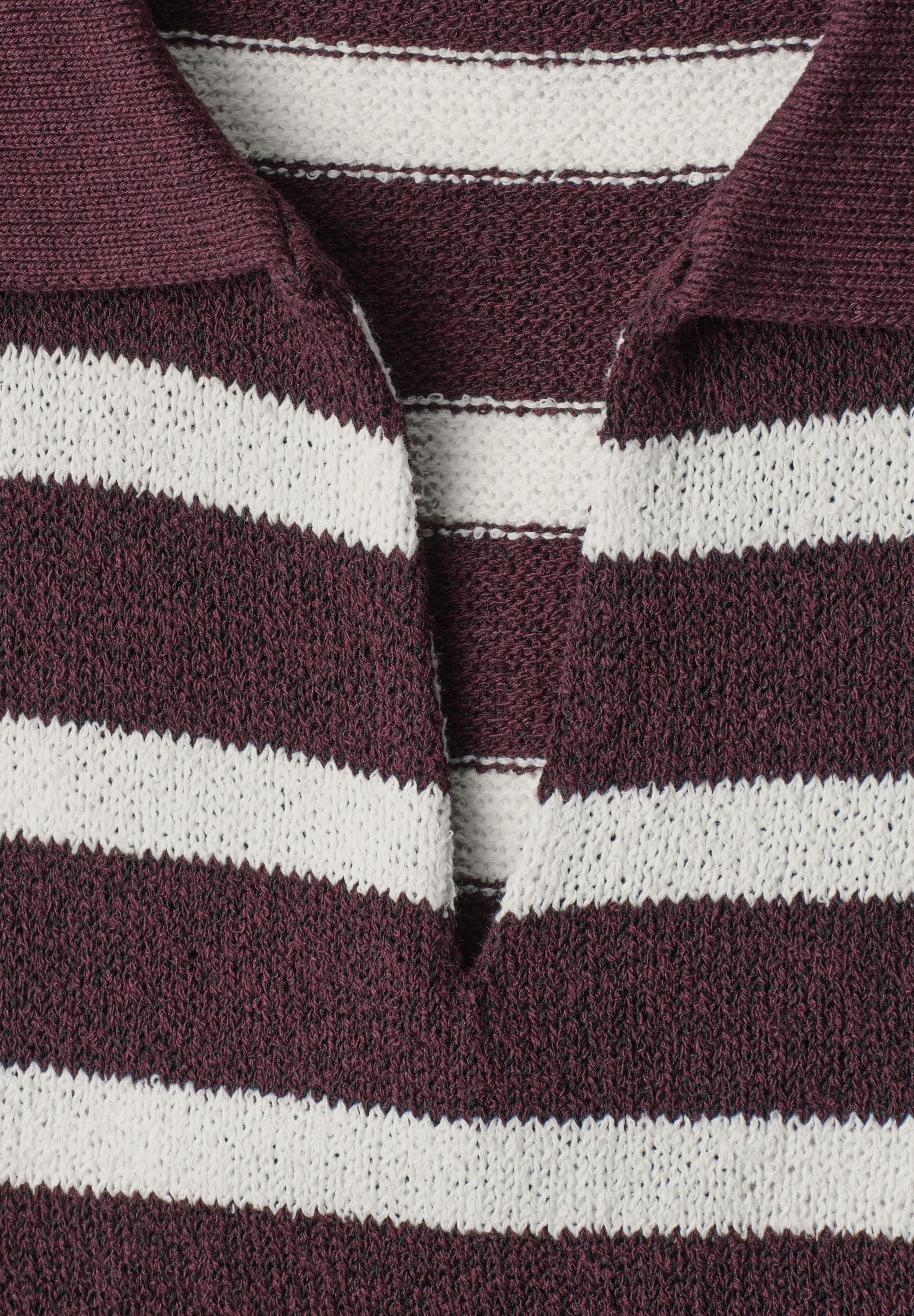 STREET ONE Poloshirt mit Streifenmuster