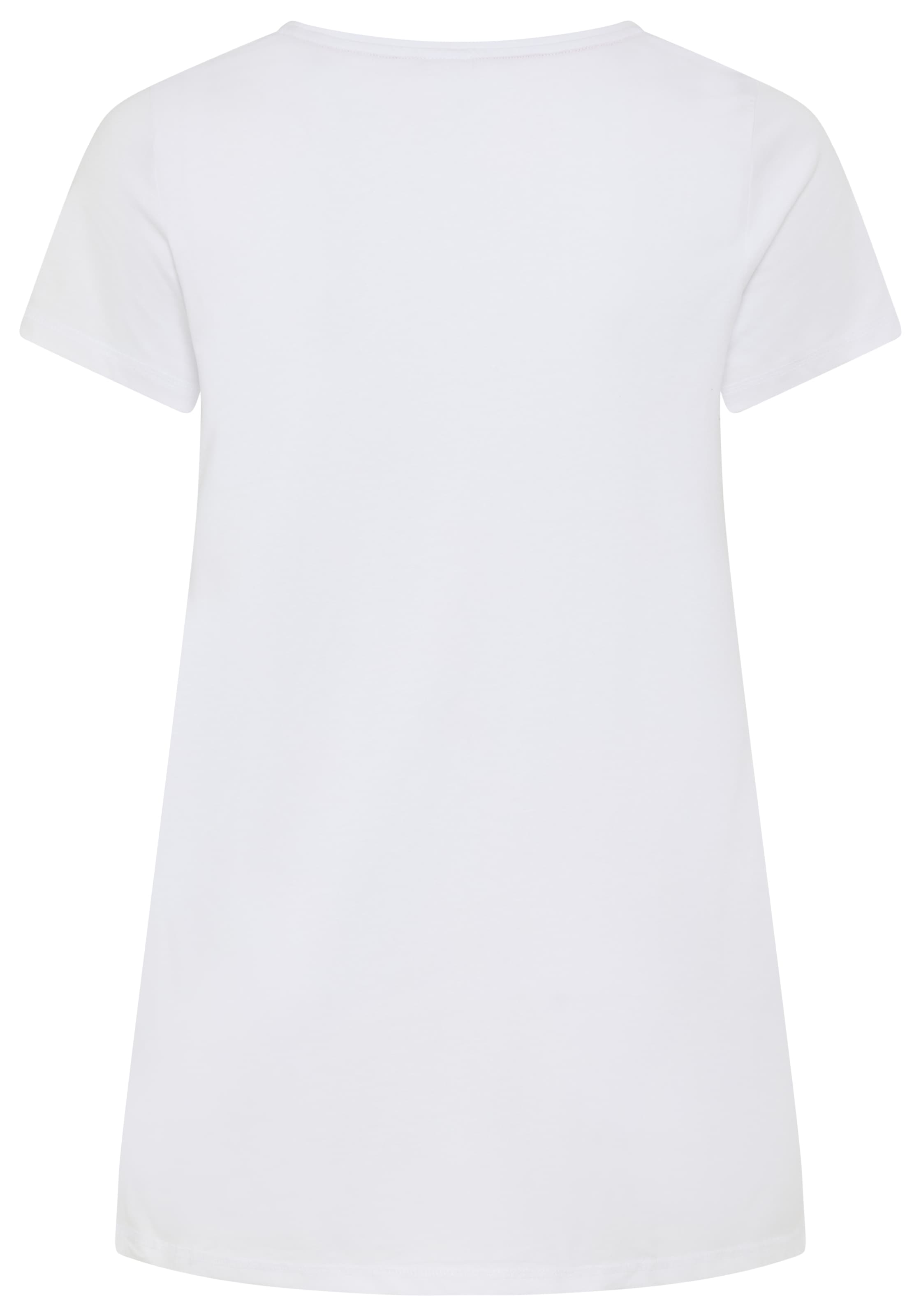 KangaROOS Longshirt, (Packung, 2 tlg., 2er-Pack), Kurzarm, figurumschmeichelnde Passform